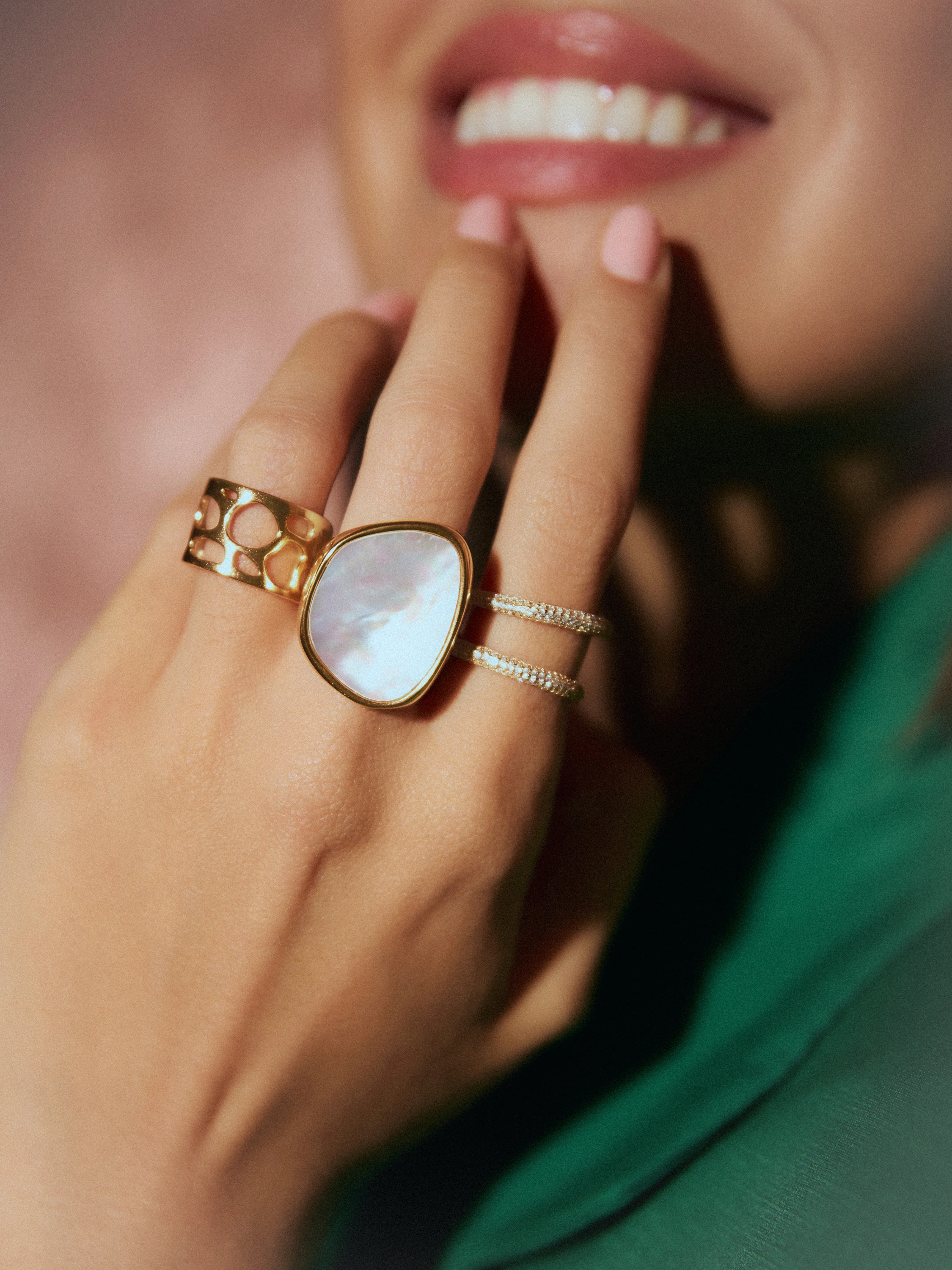 Anillo Dotty Baño Oro - Image 5