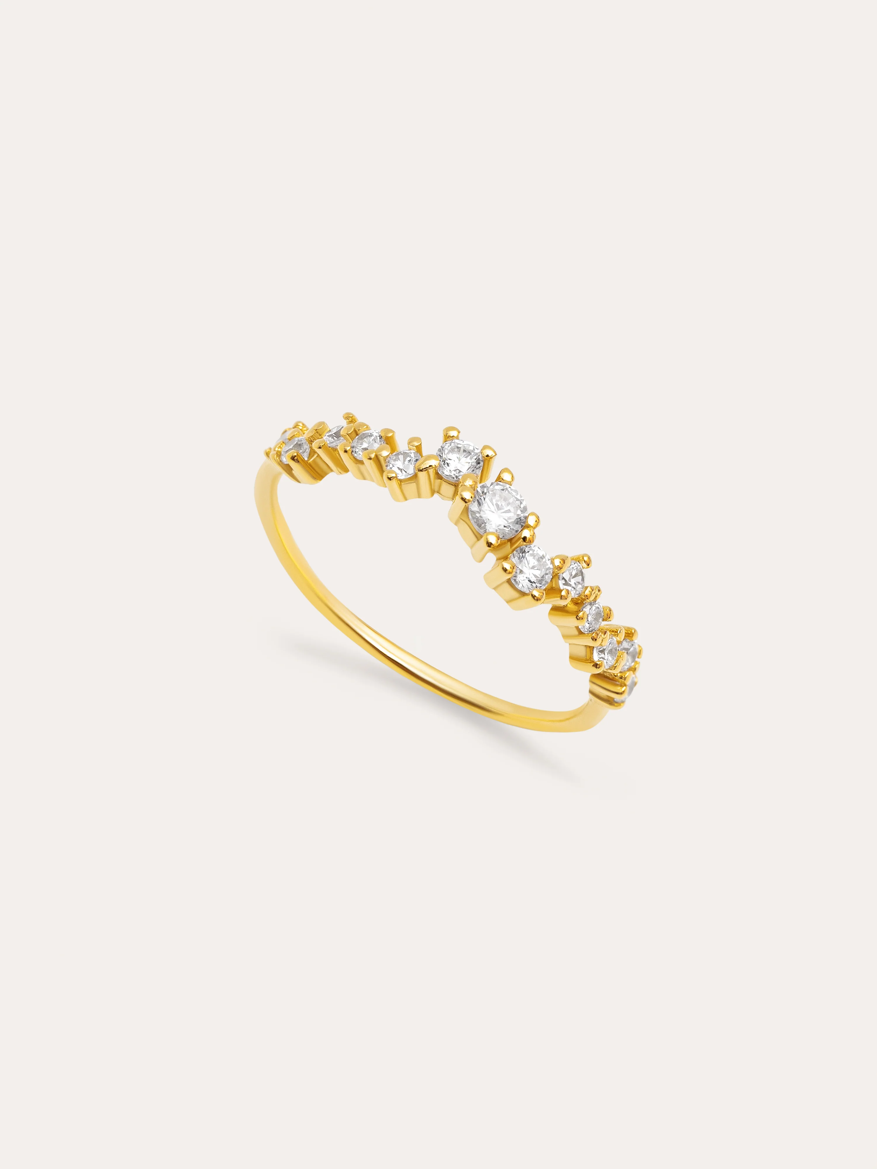 Anillo Estellar Plata Baño Oro - Image 3