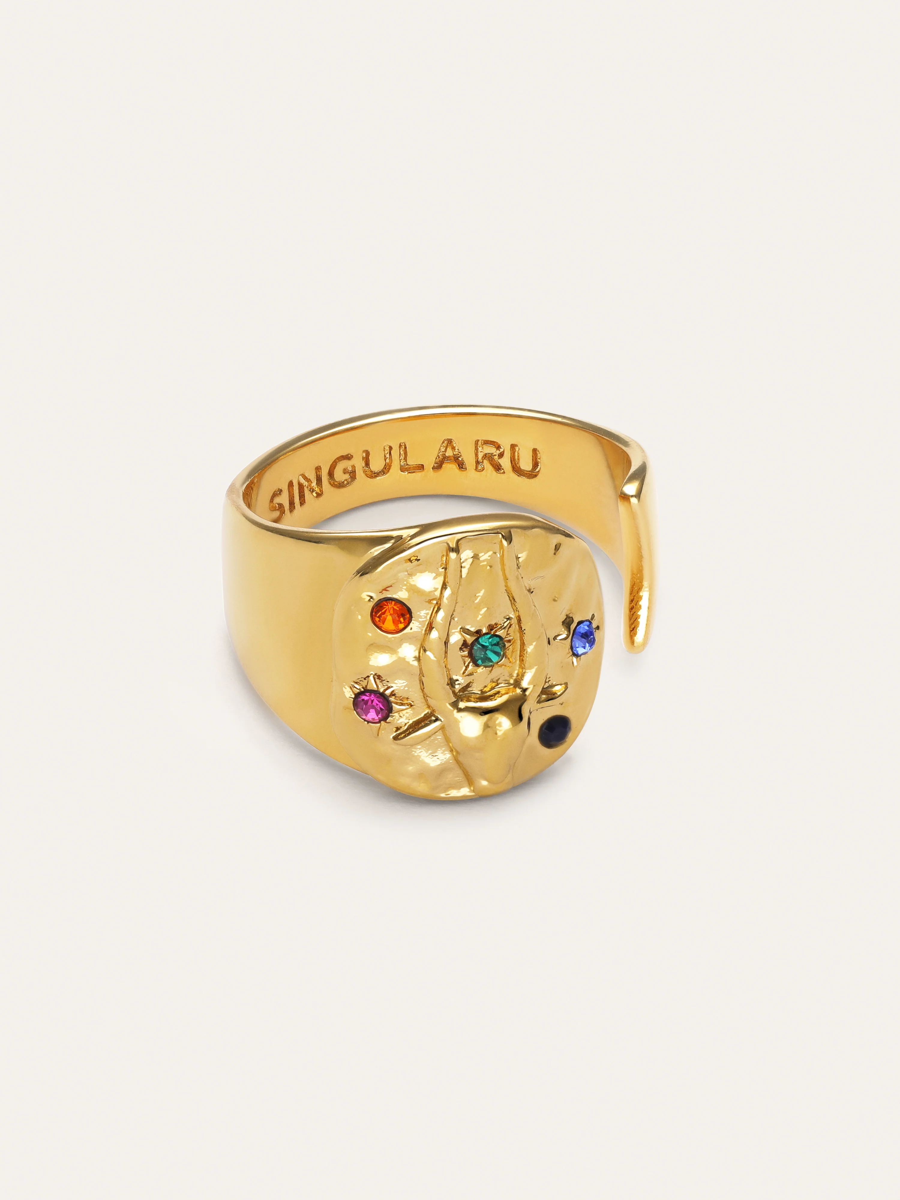Anillo Organic Colors Zodiaco Baño Oro - Image 14