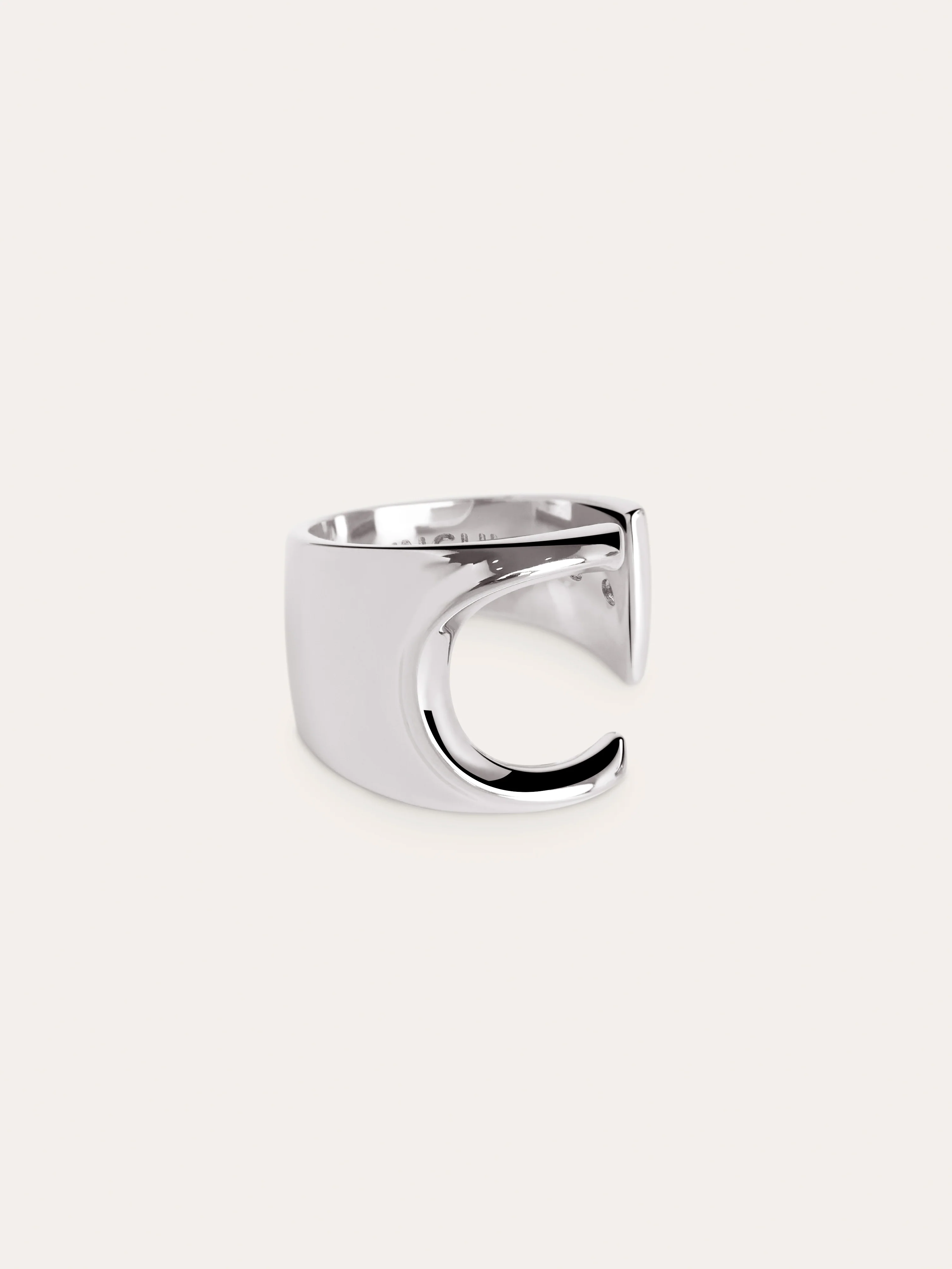 Anillo Personalizado Letter Signet - Image 7