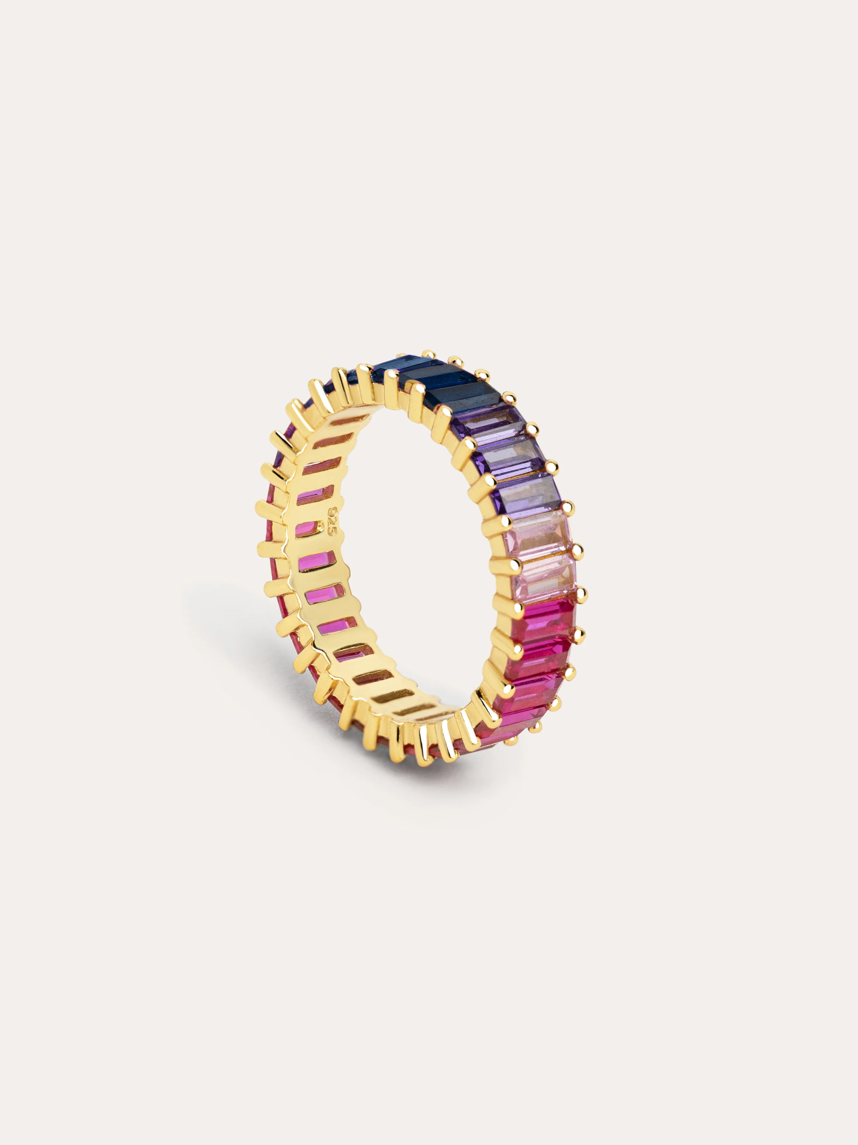 Anillo Sia Berries Plata Baño Oro - Image 3
