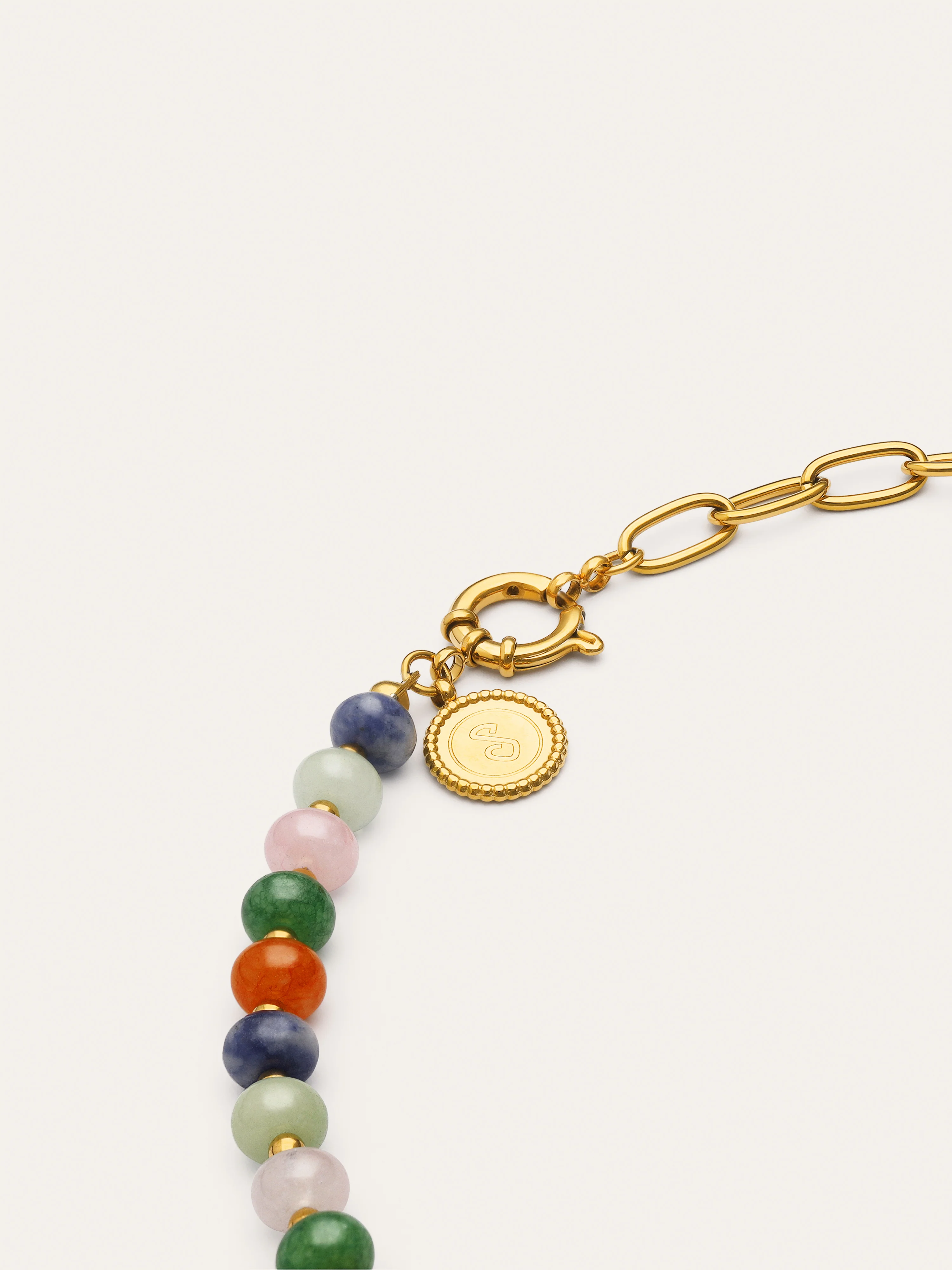 Collar Alpine Chic Stones Acero Baño Oro - Image 3