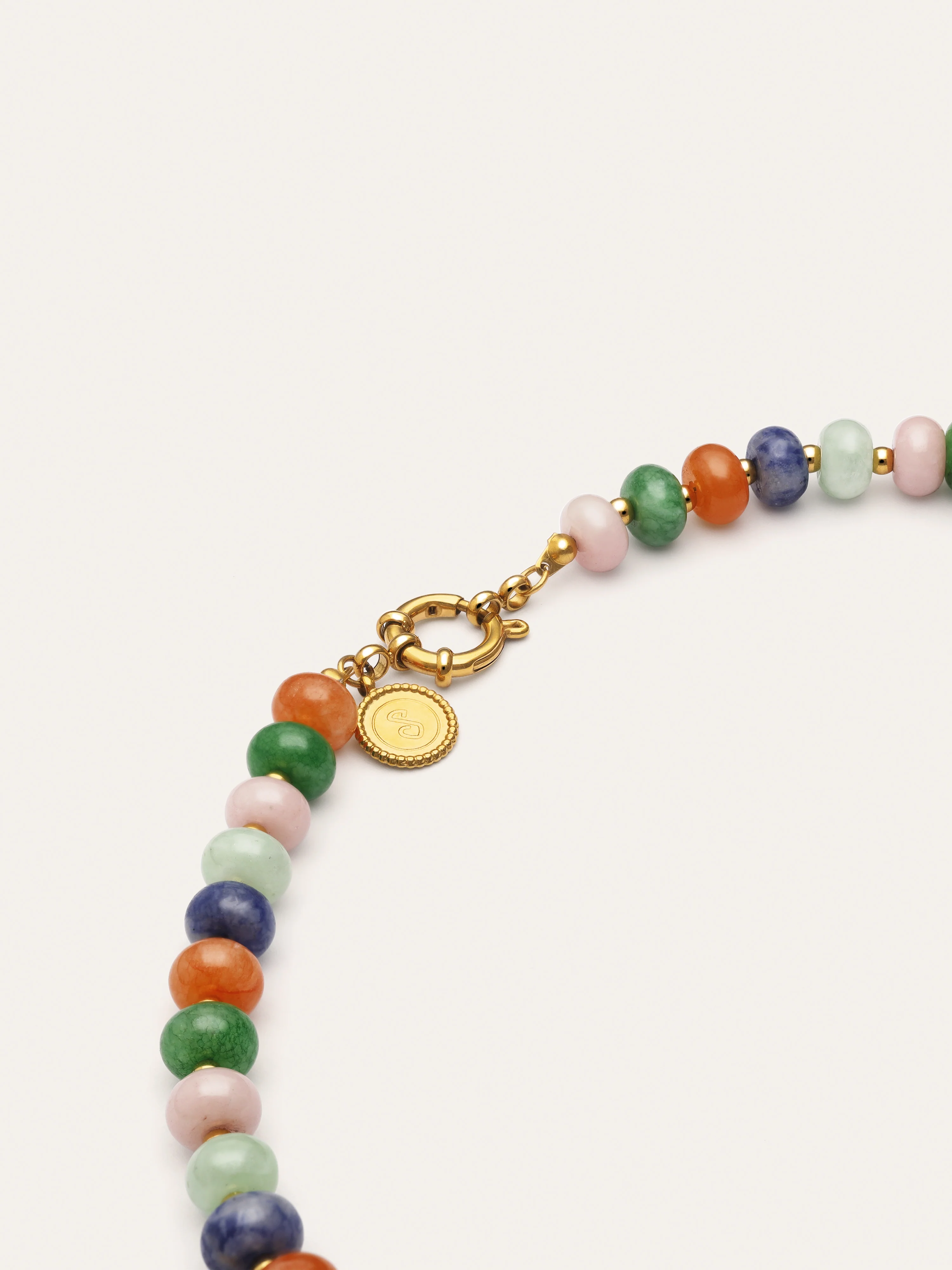 Collar Alpine Stones Acero Baño Oro - Image 3