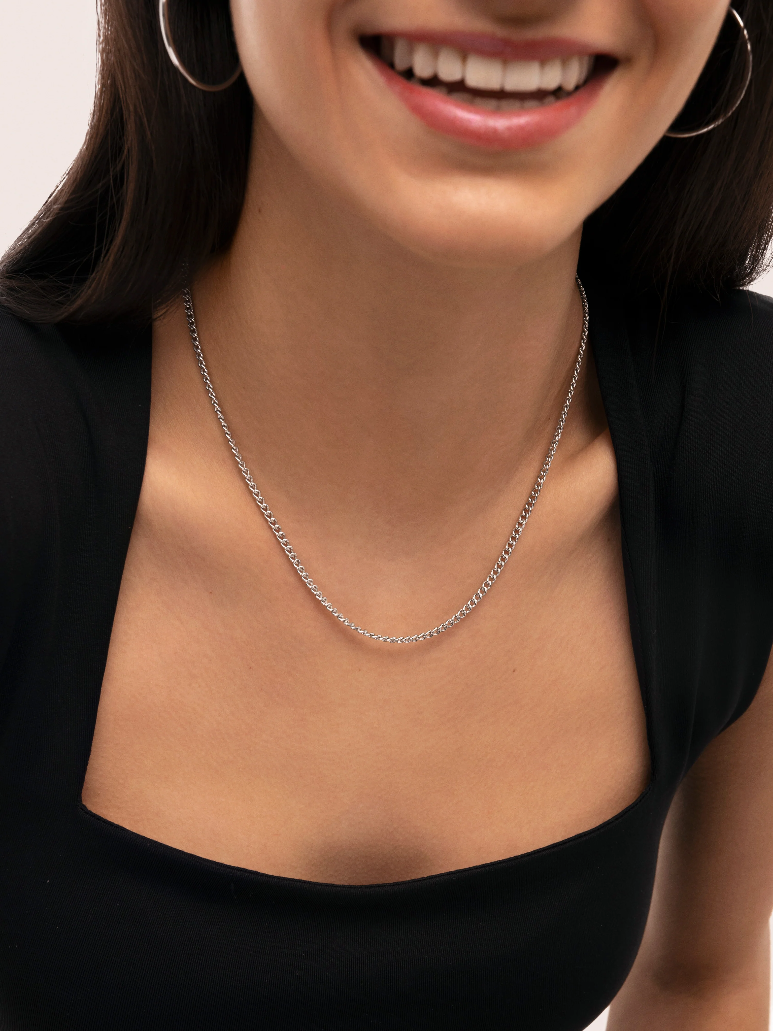 Collar Cadena Barbada Acero - Image 2