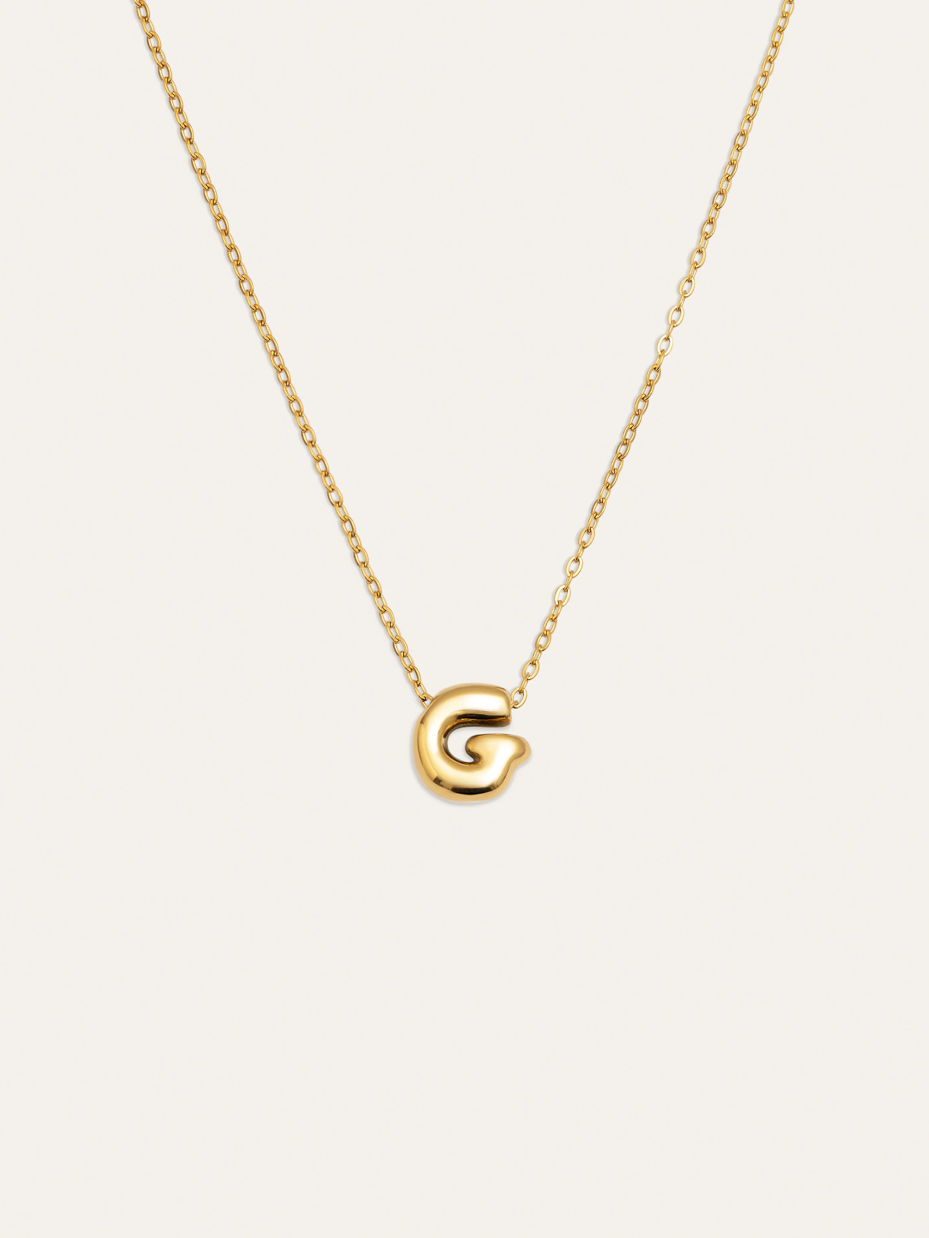 Collar Personalizado Hailey Letter Acero Baño Oro - Image 11