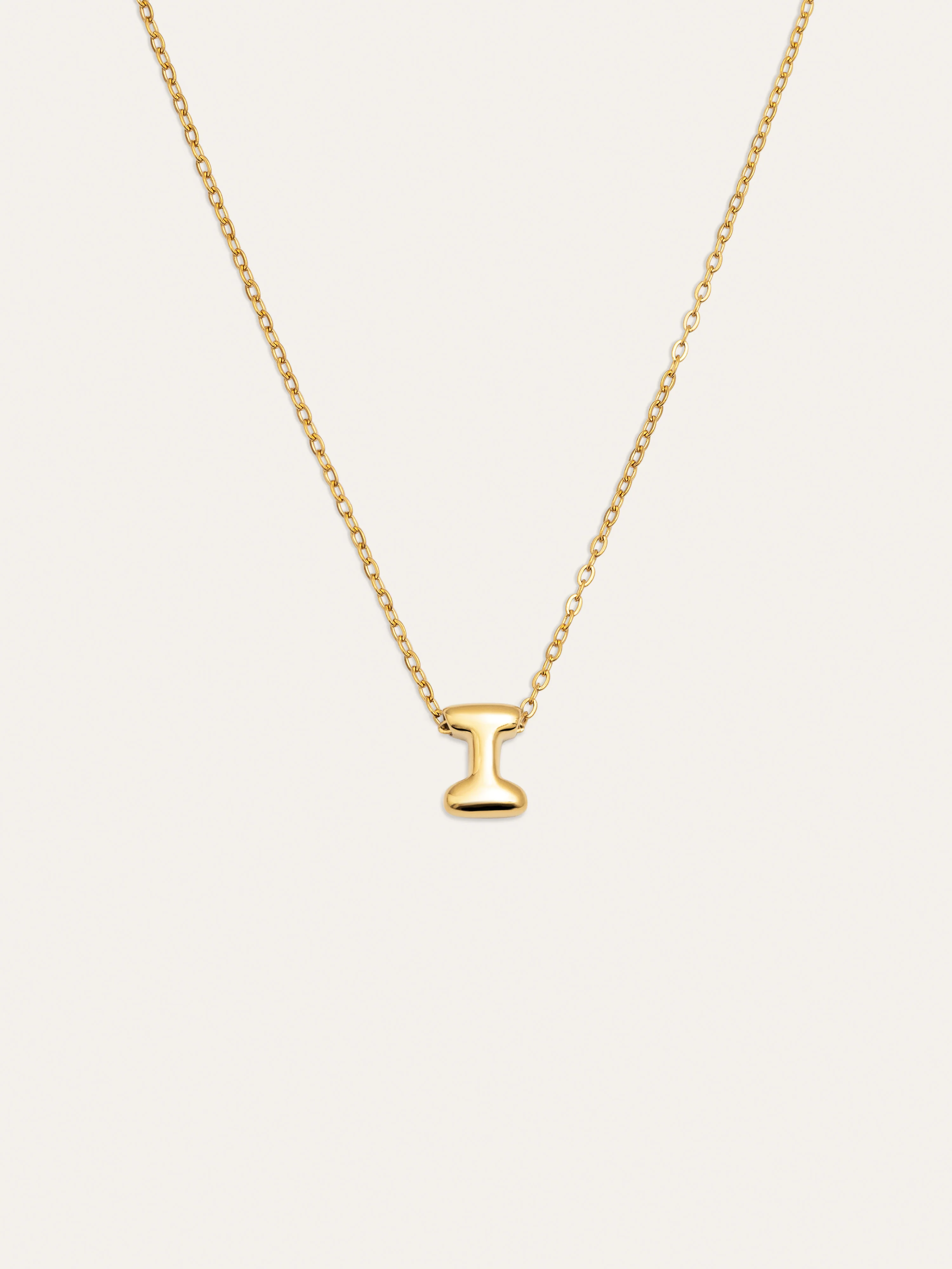 Collar Personalizado Hailey Letter Acero Baño Oro - Image 12