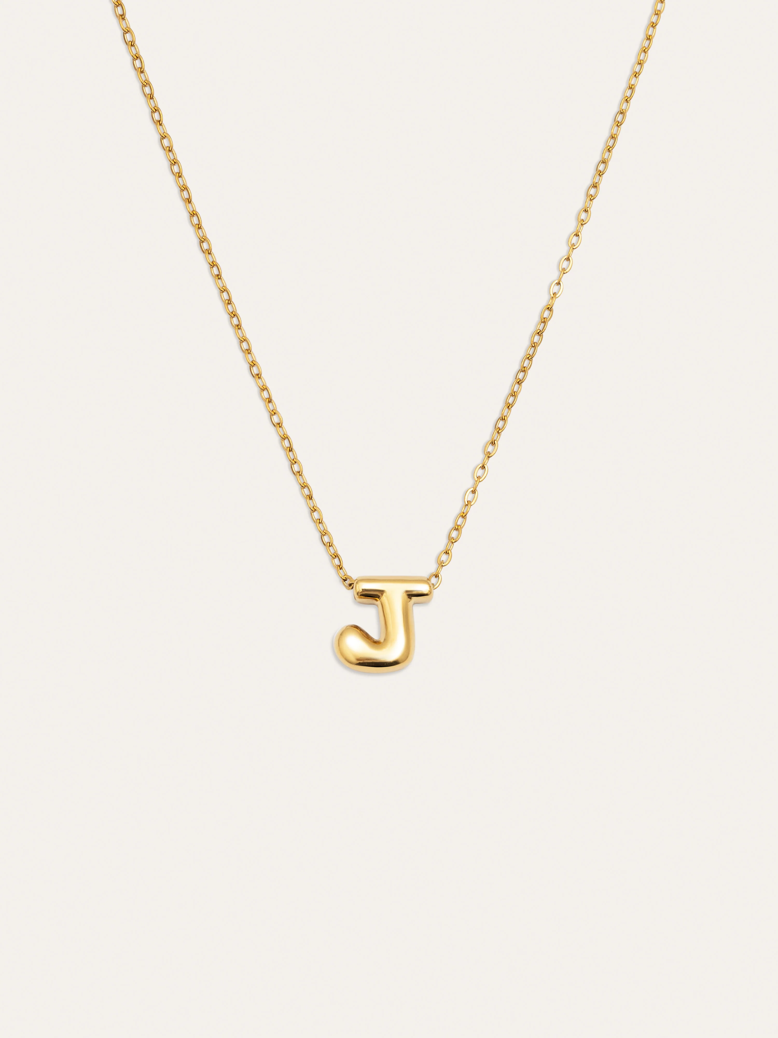 Collar Personalizado Hailey Letter Acero Baño Oro - Image 13