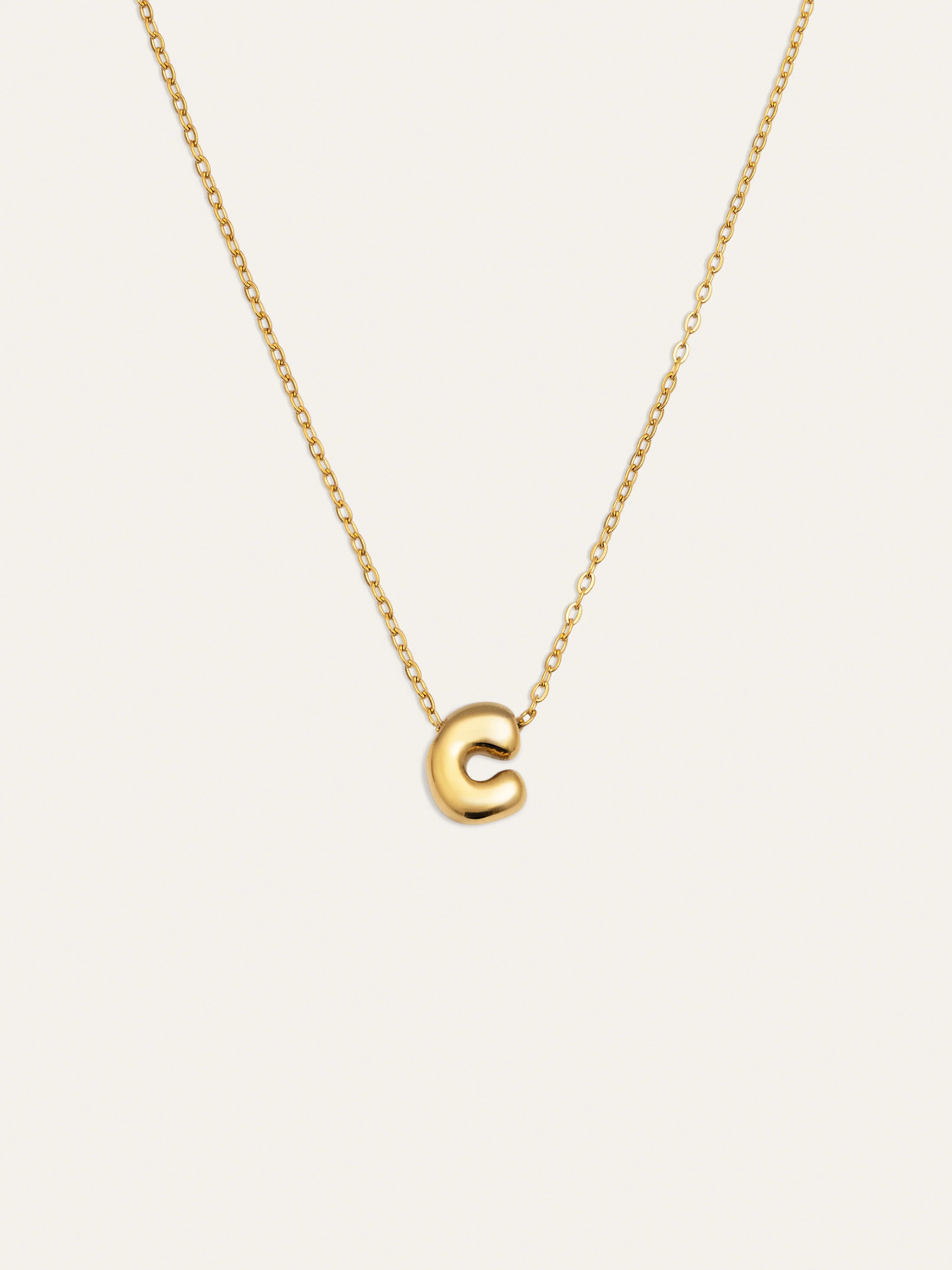 Collar Personalizado Hailey Letter Acero Baño Oro - Image 9