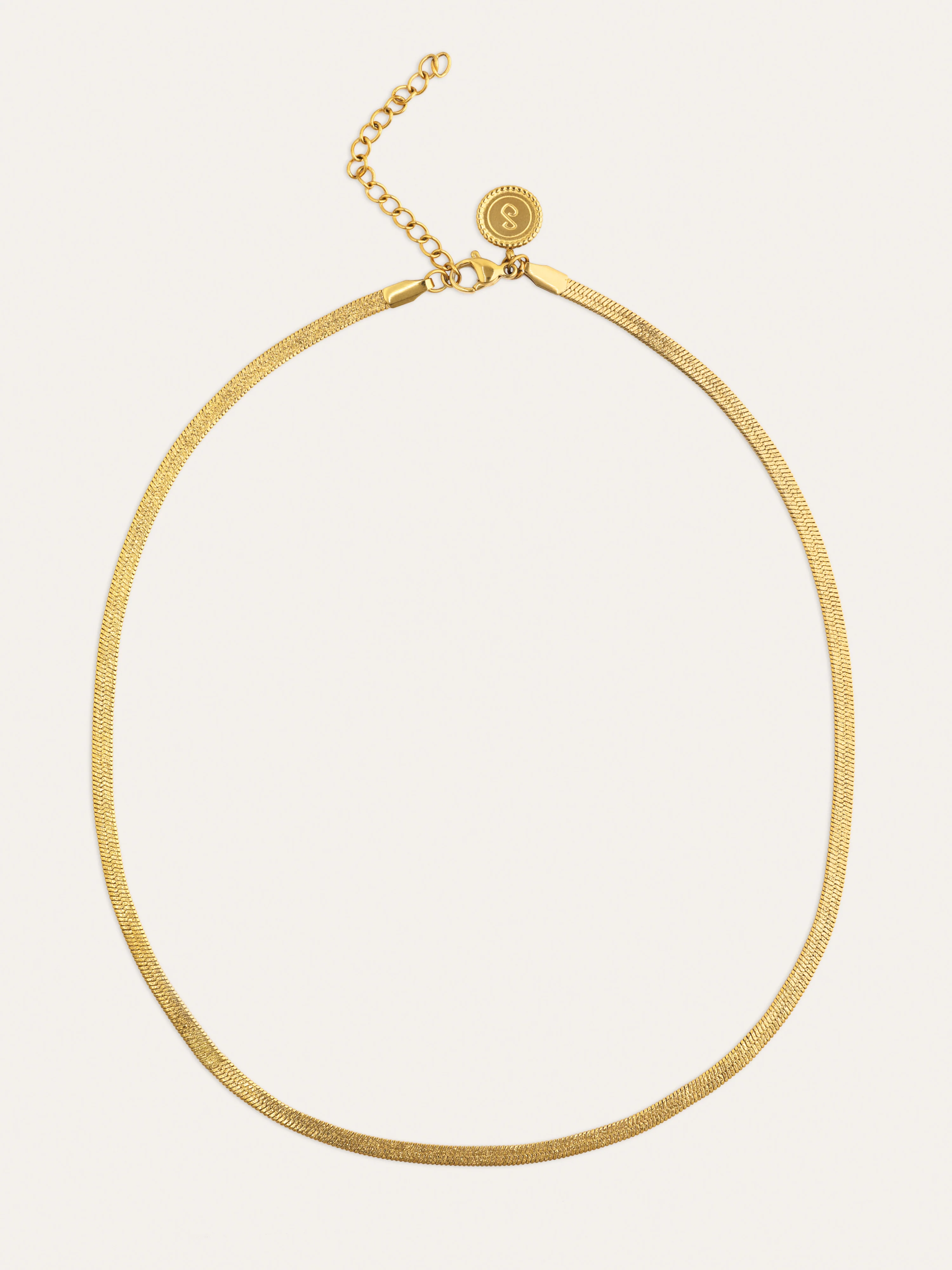 Collar Lisse Sparkling Acero Baño Oro - Image 4