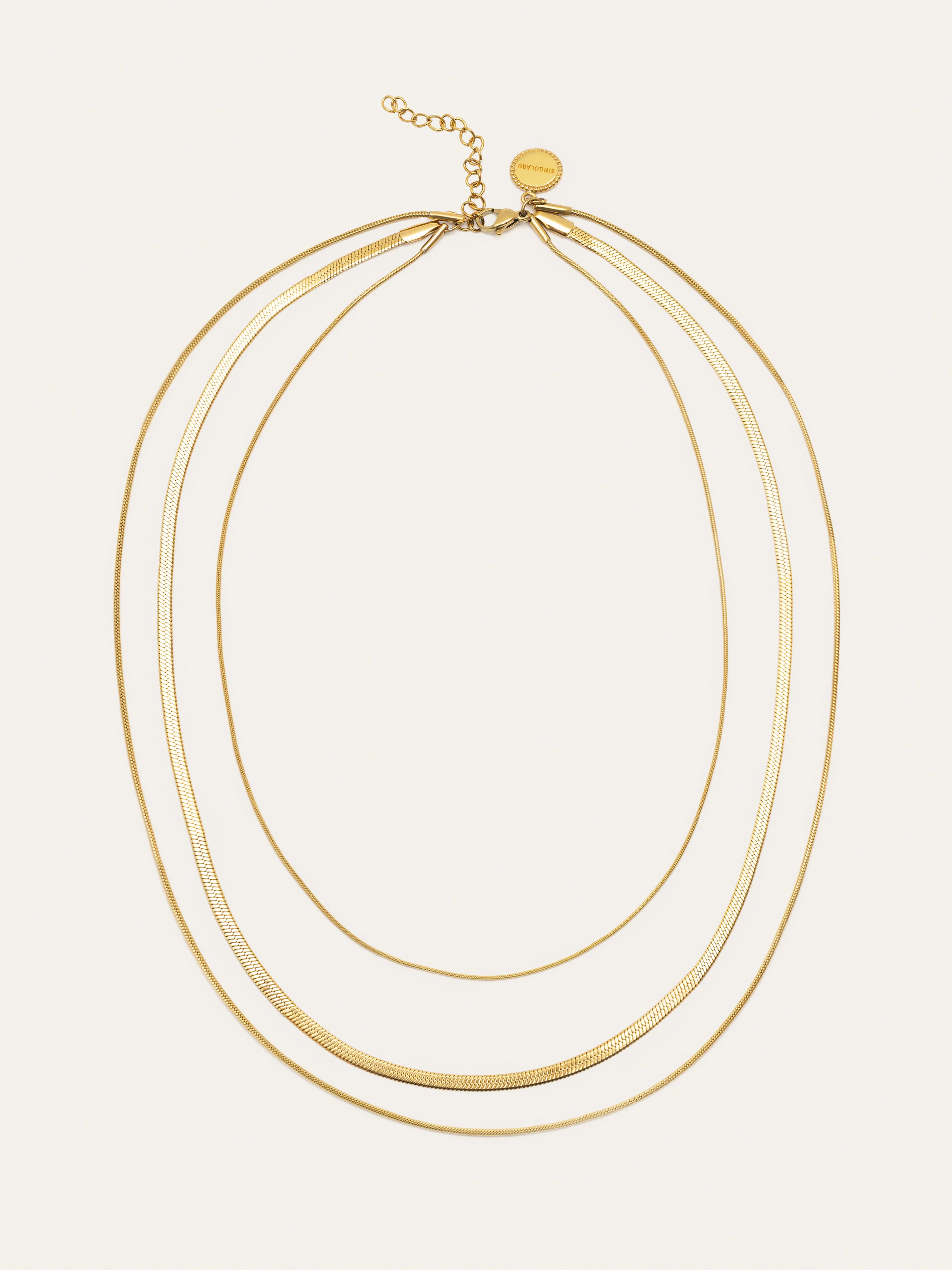 Collar Maat Acero Baño Oro - Image 5