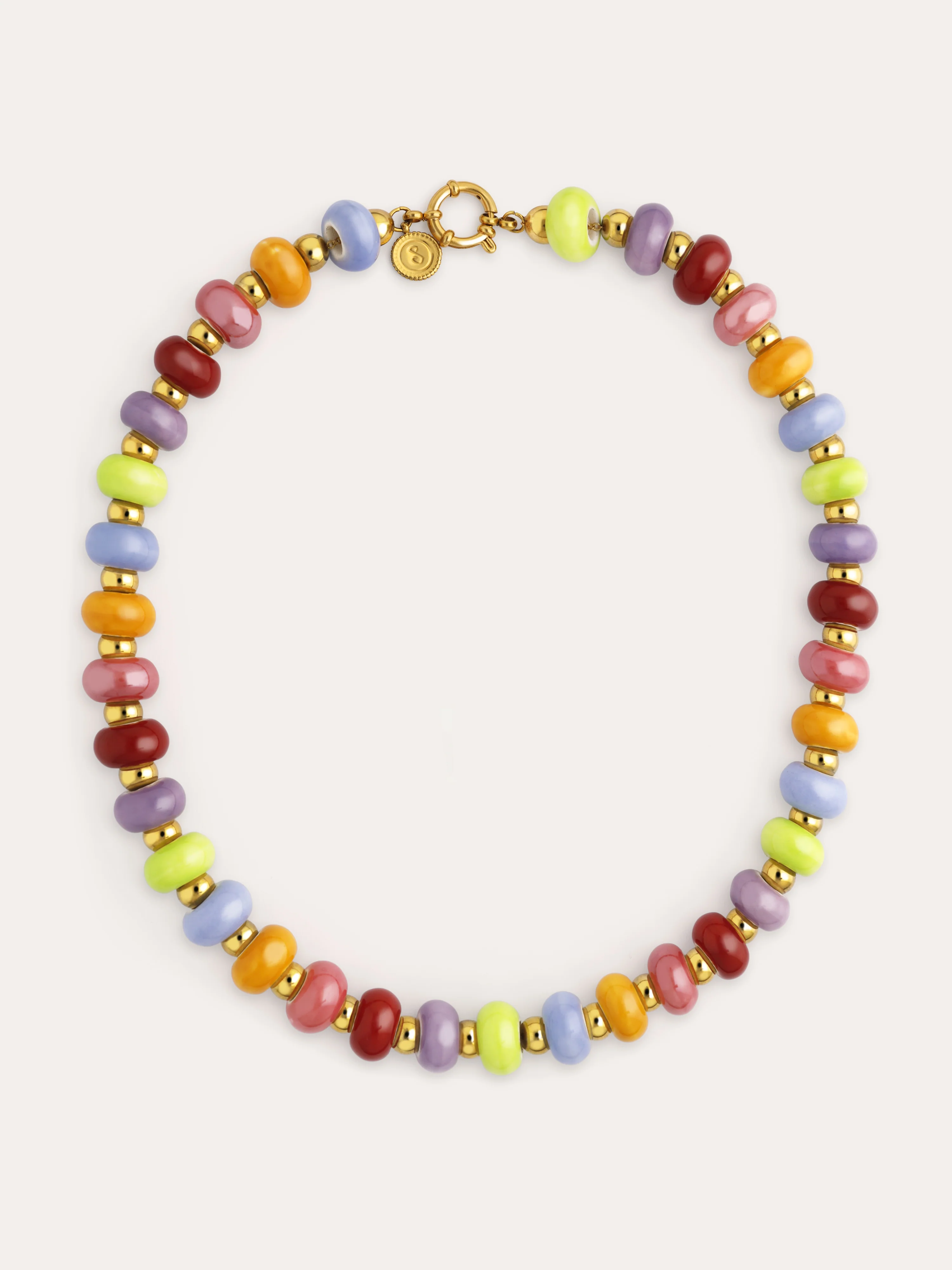 Collar Maxi Frida Acero Baño Oro - Image 5