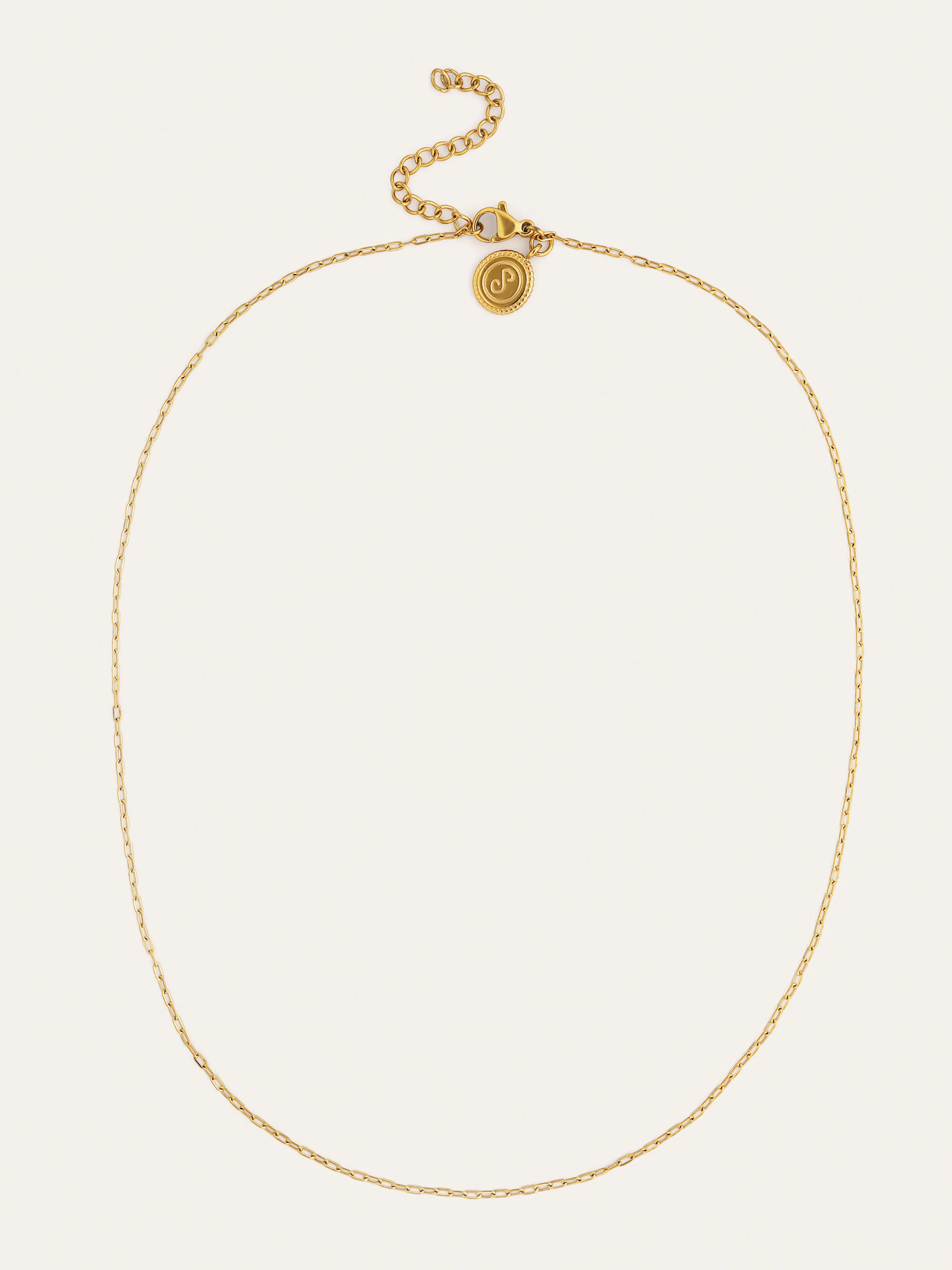 Collar Mini Fine Chic Acero Baño Oro - Image 5