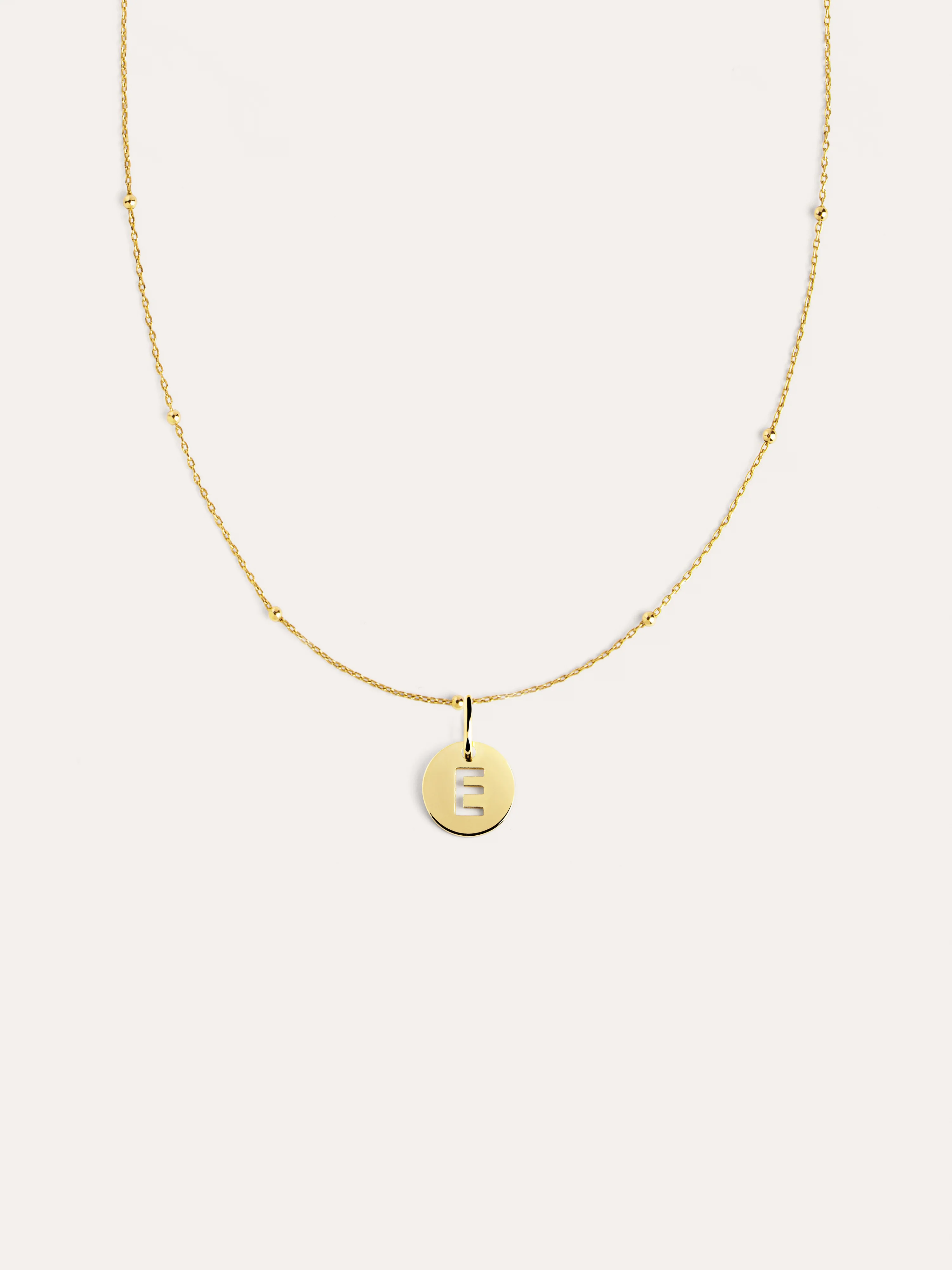 Collar Mini Medallion Plata Baño Oro - Image 30