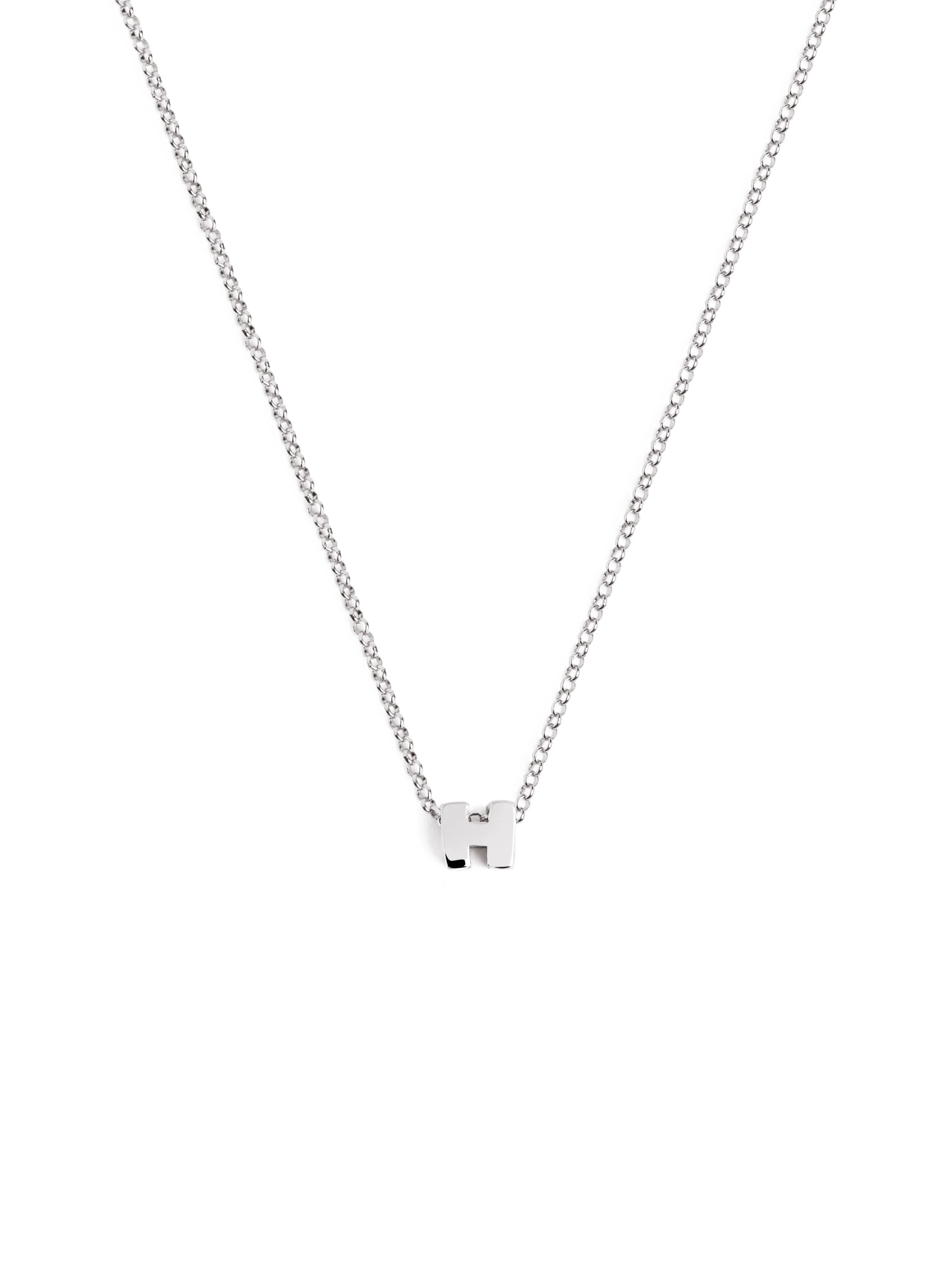 Collar Personalizado Single Letter Plata - Image 12