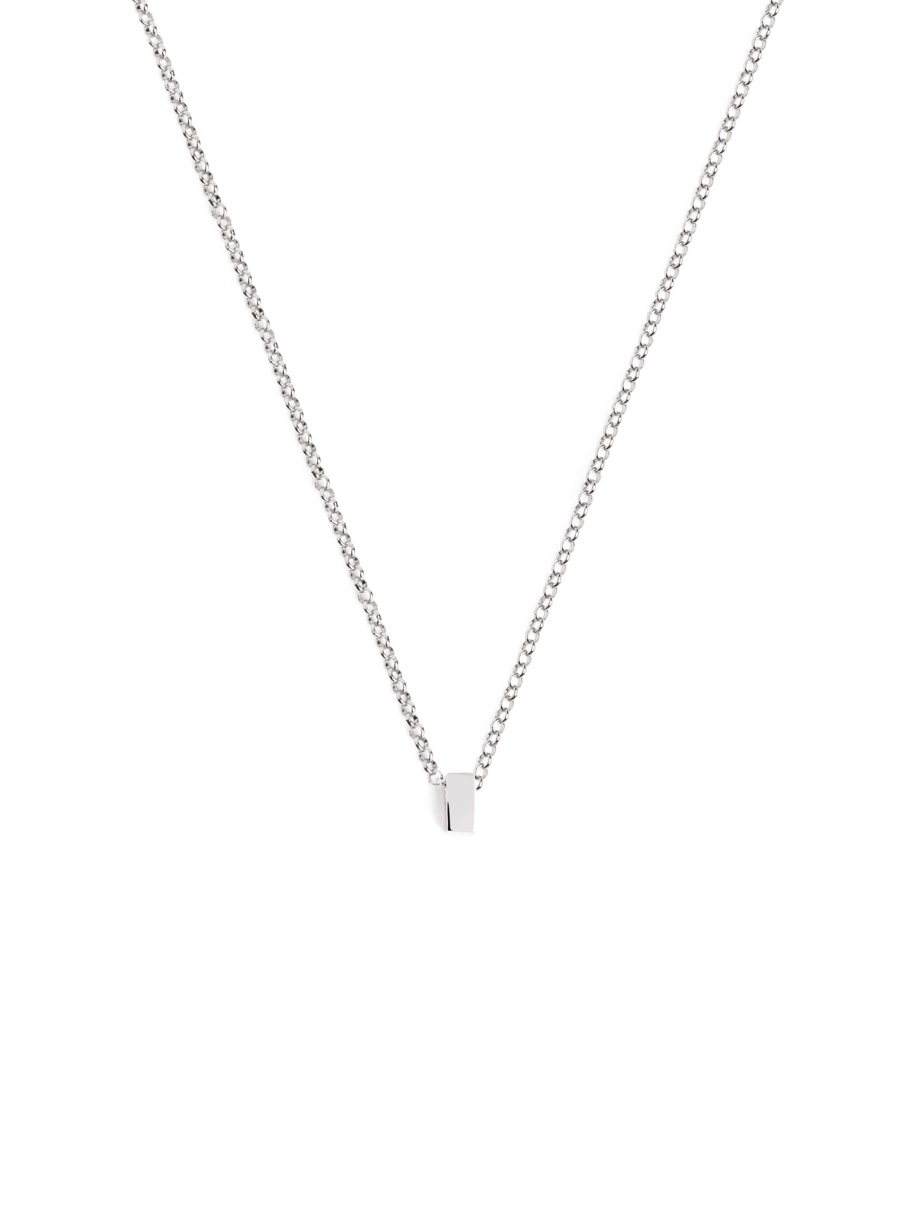 Collar Personalizado Single Letter Plata - Image 13