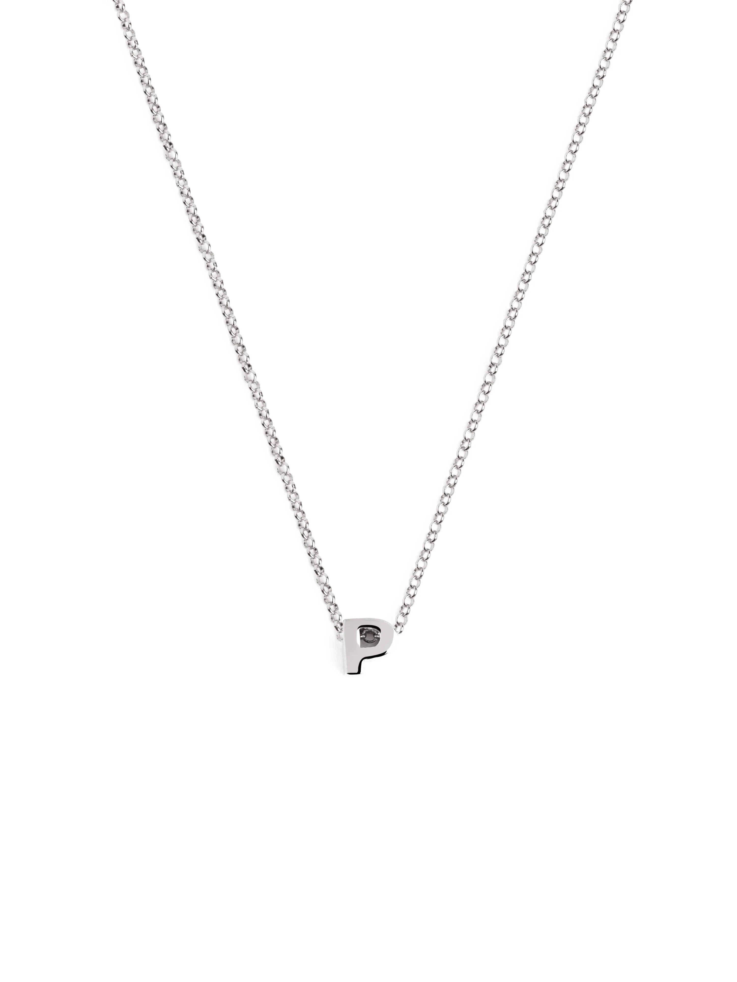 Collar Personalizado Single Letter Plata - Image 20
