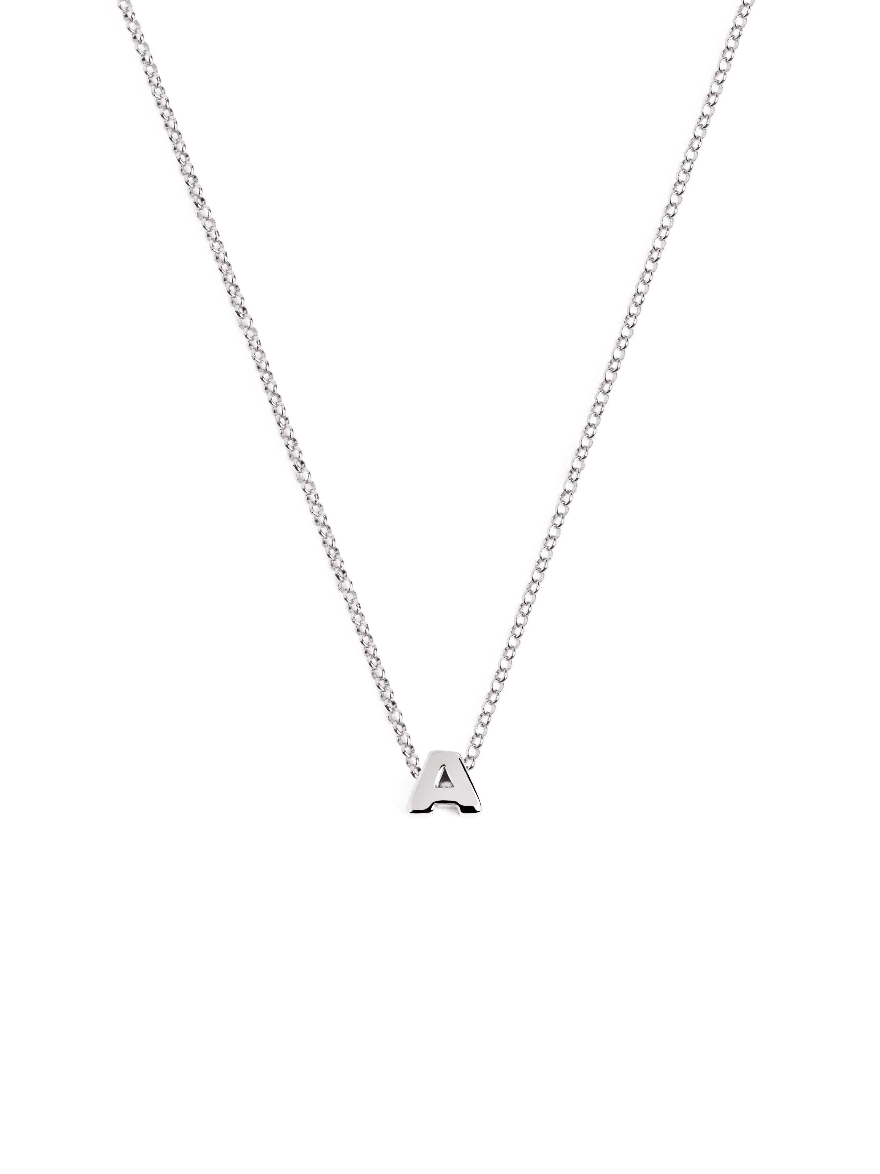 Collar Personalizado Single Letter Plata - Image 5