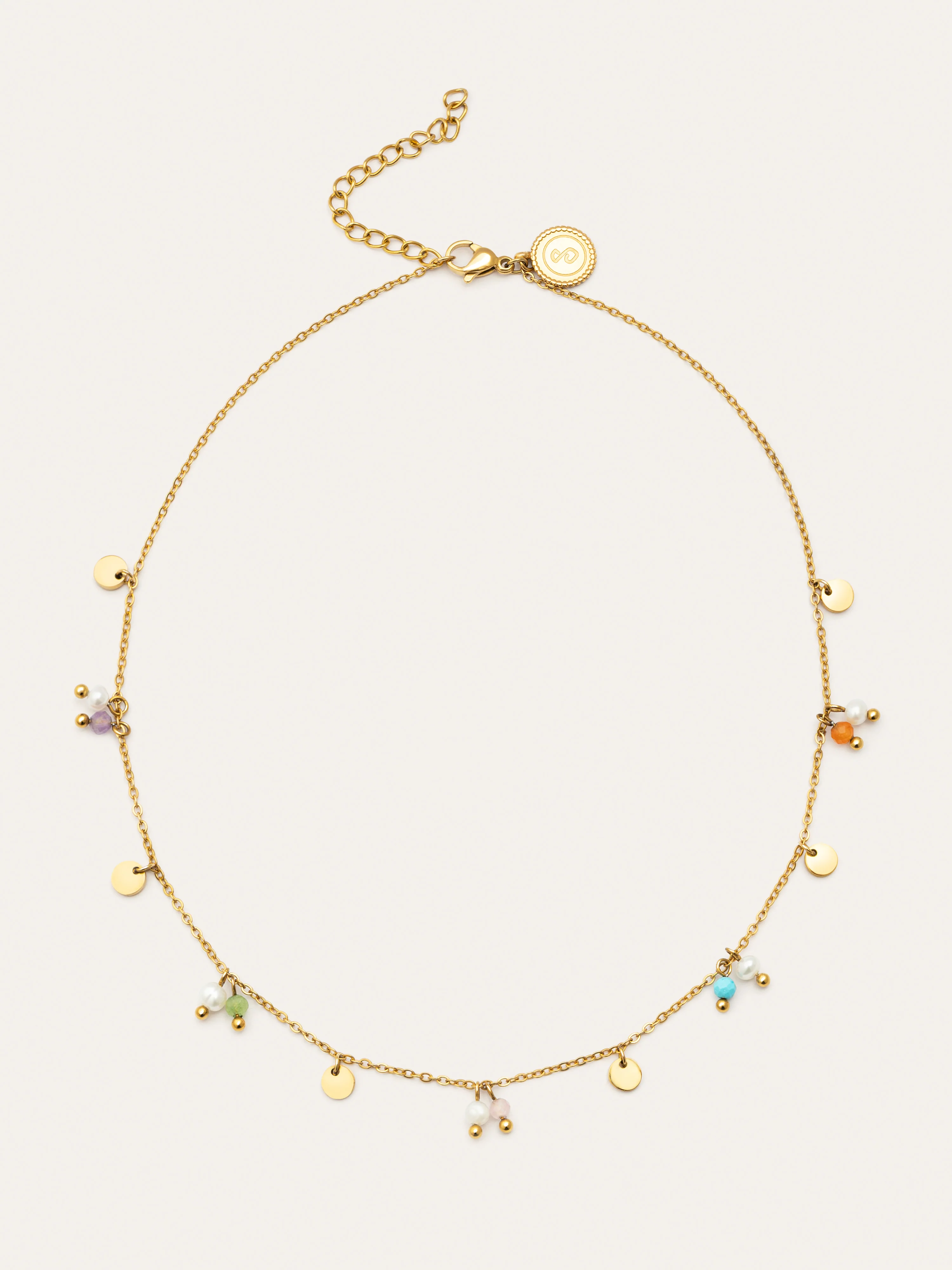 Collar Shamira Acero Baño Oro - Image 6