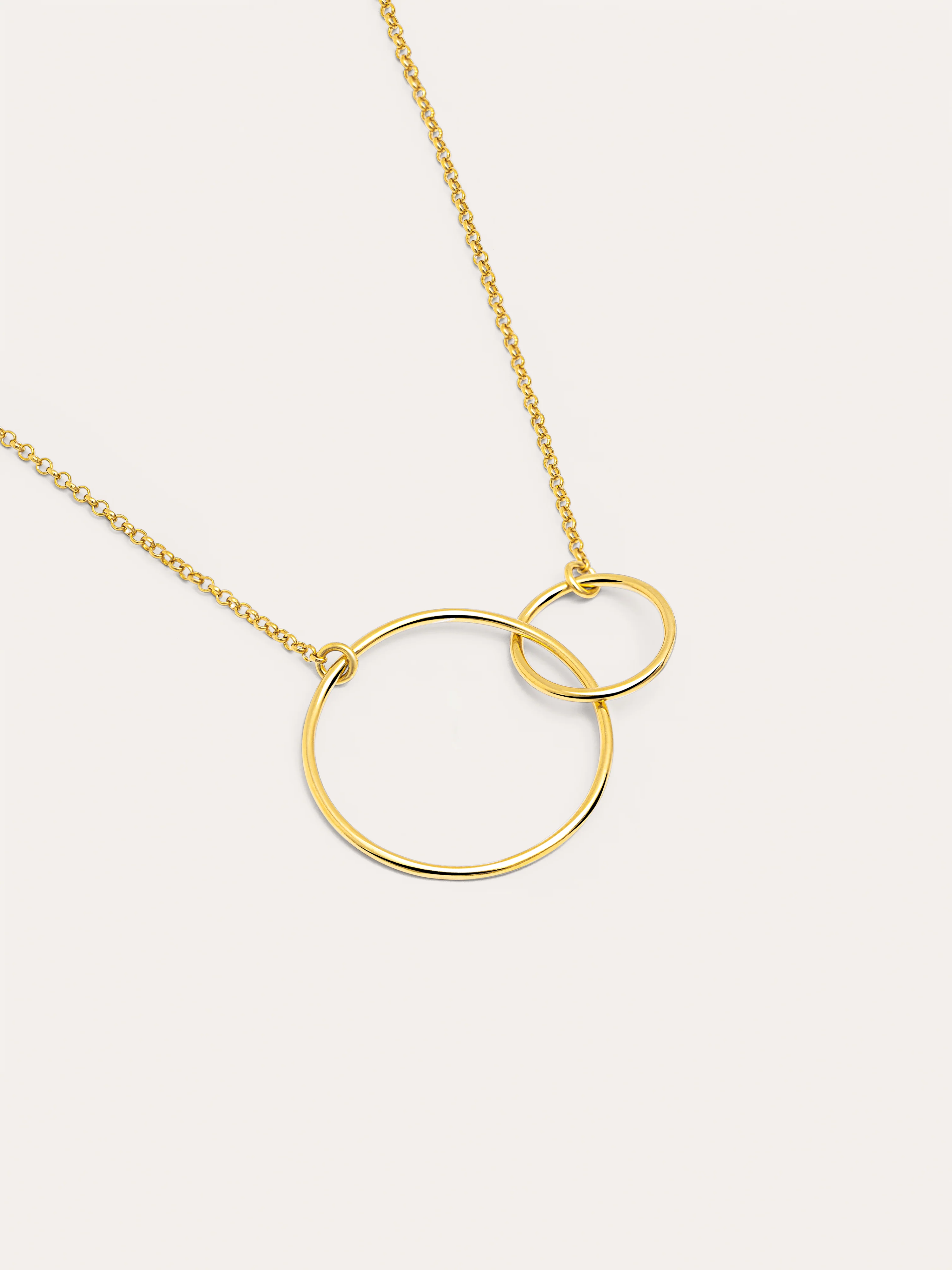 Collar Sister Plata Baño Oro - Image 3