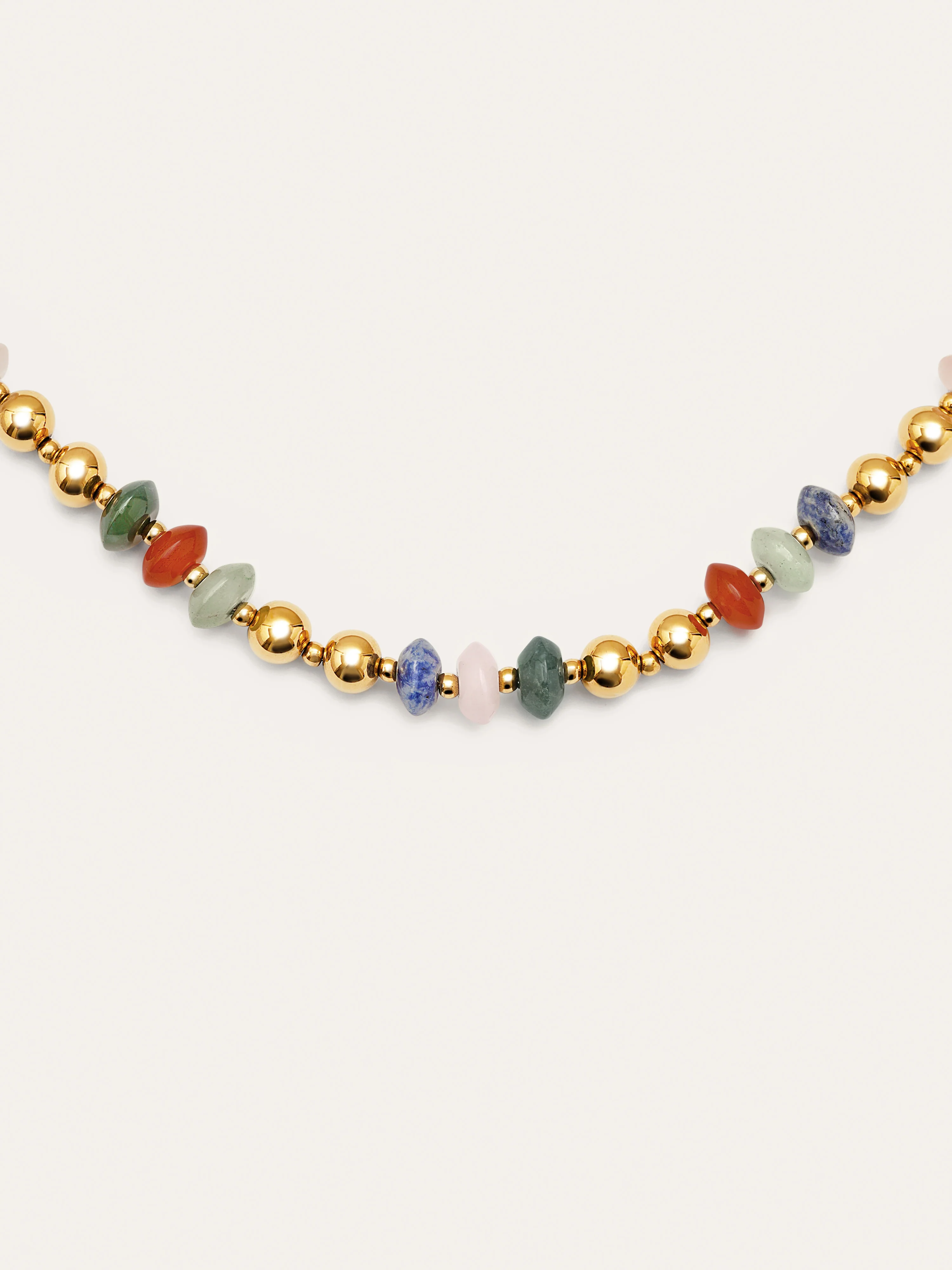 Collar Winter Bomb Acero Baño Oro