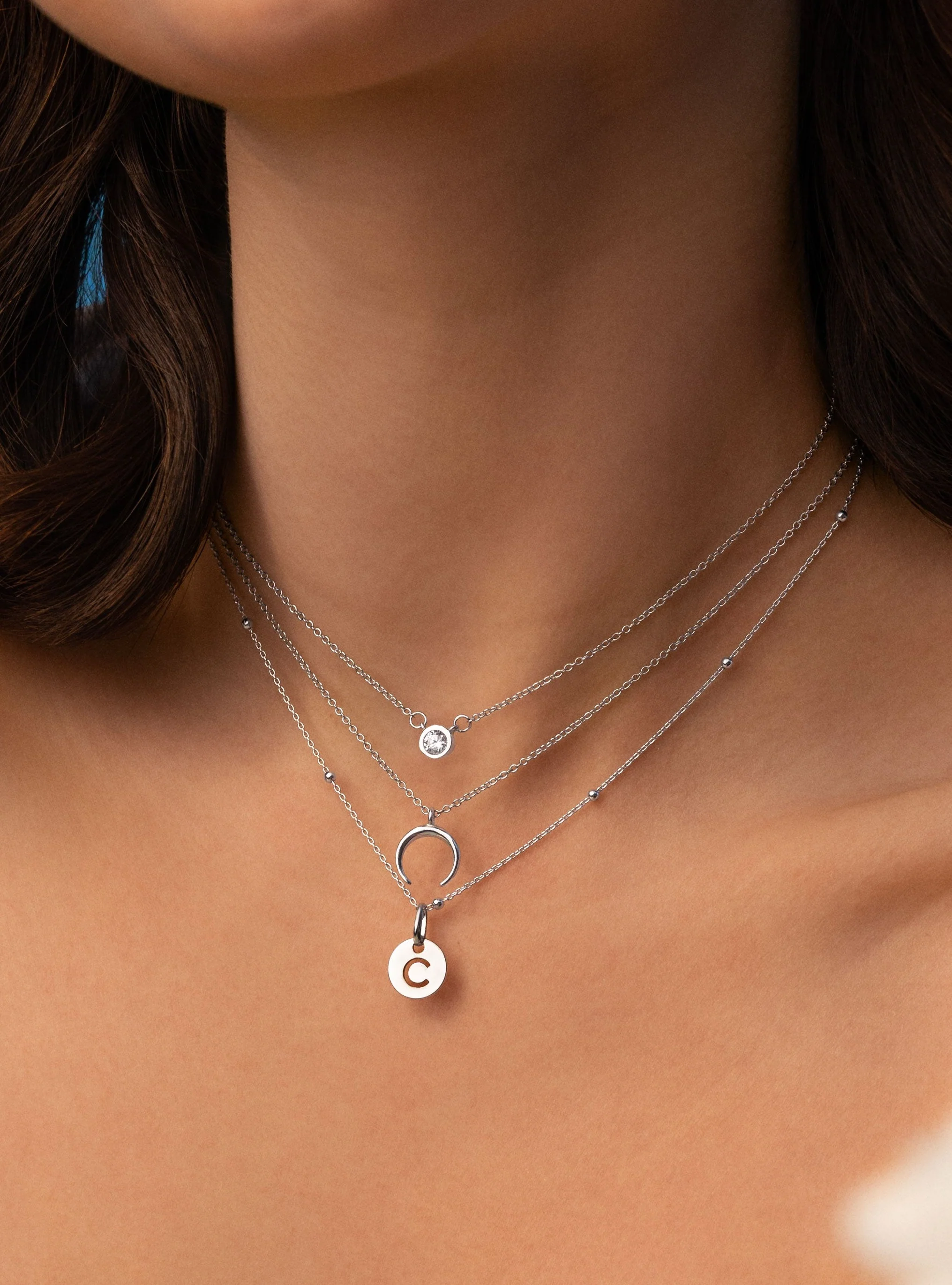 Pack 2 Collares Spark + Mini Moonset Plata - Image 4