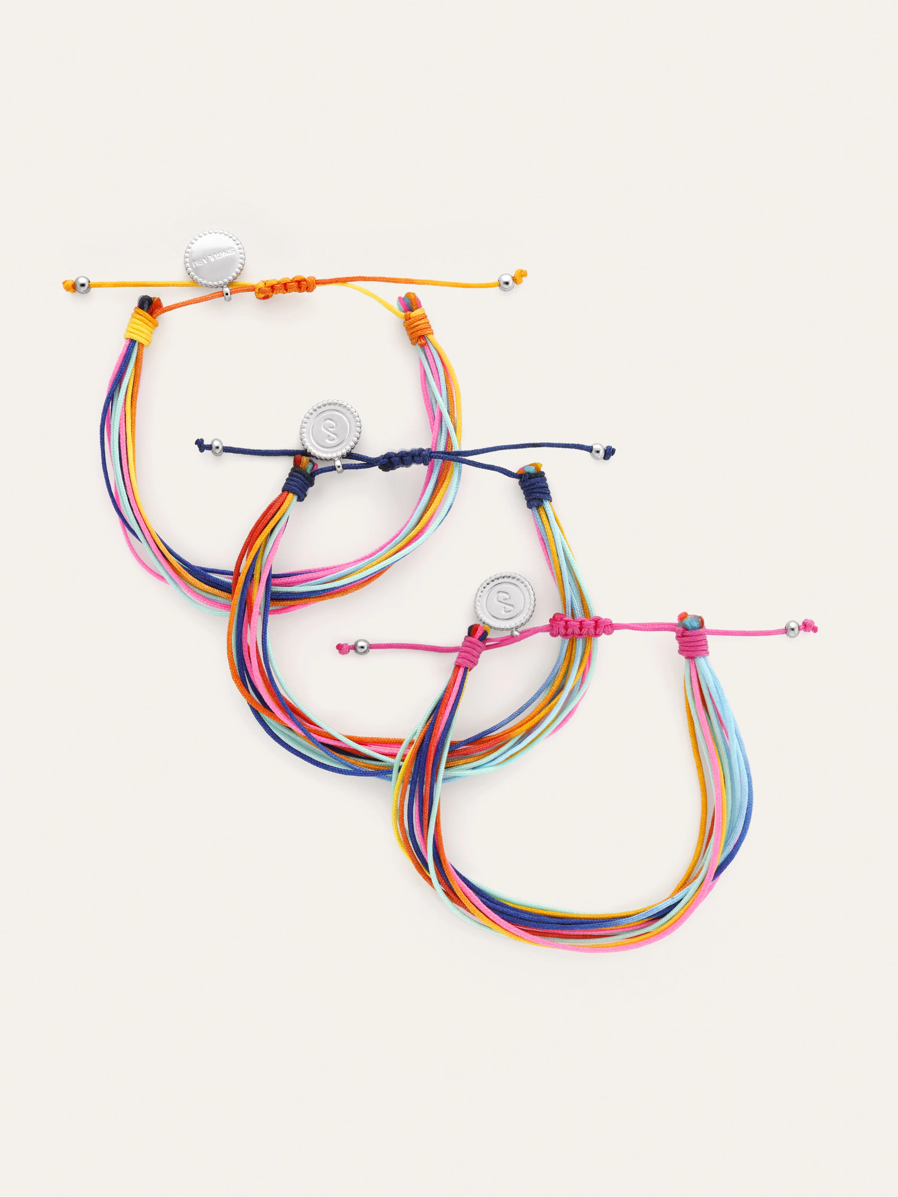 Pack 3 Pulseras Carla Rainbow Acero - Image 3