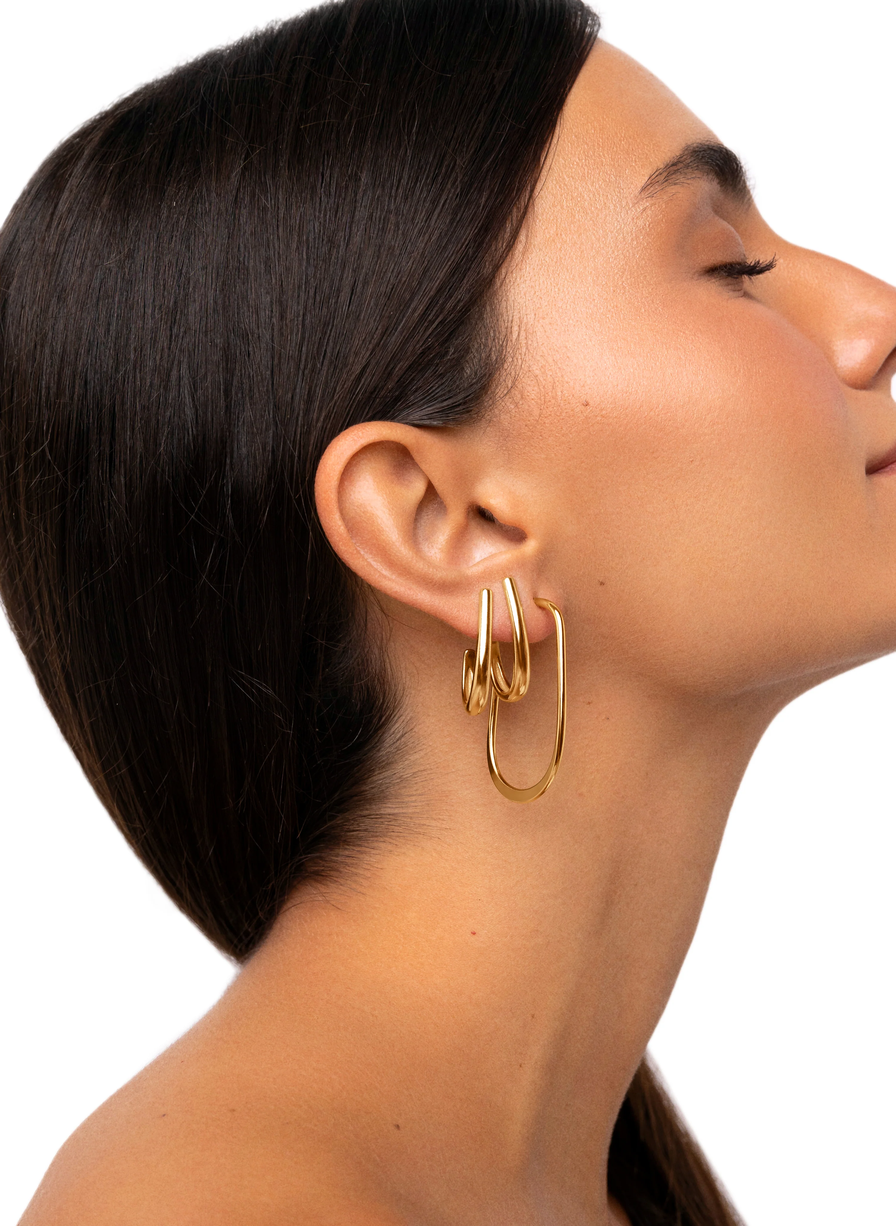 Pendientes Aro Aby Baño Oro - Image 7