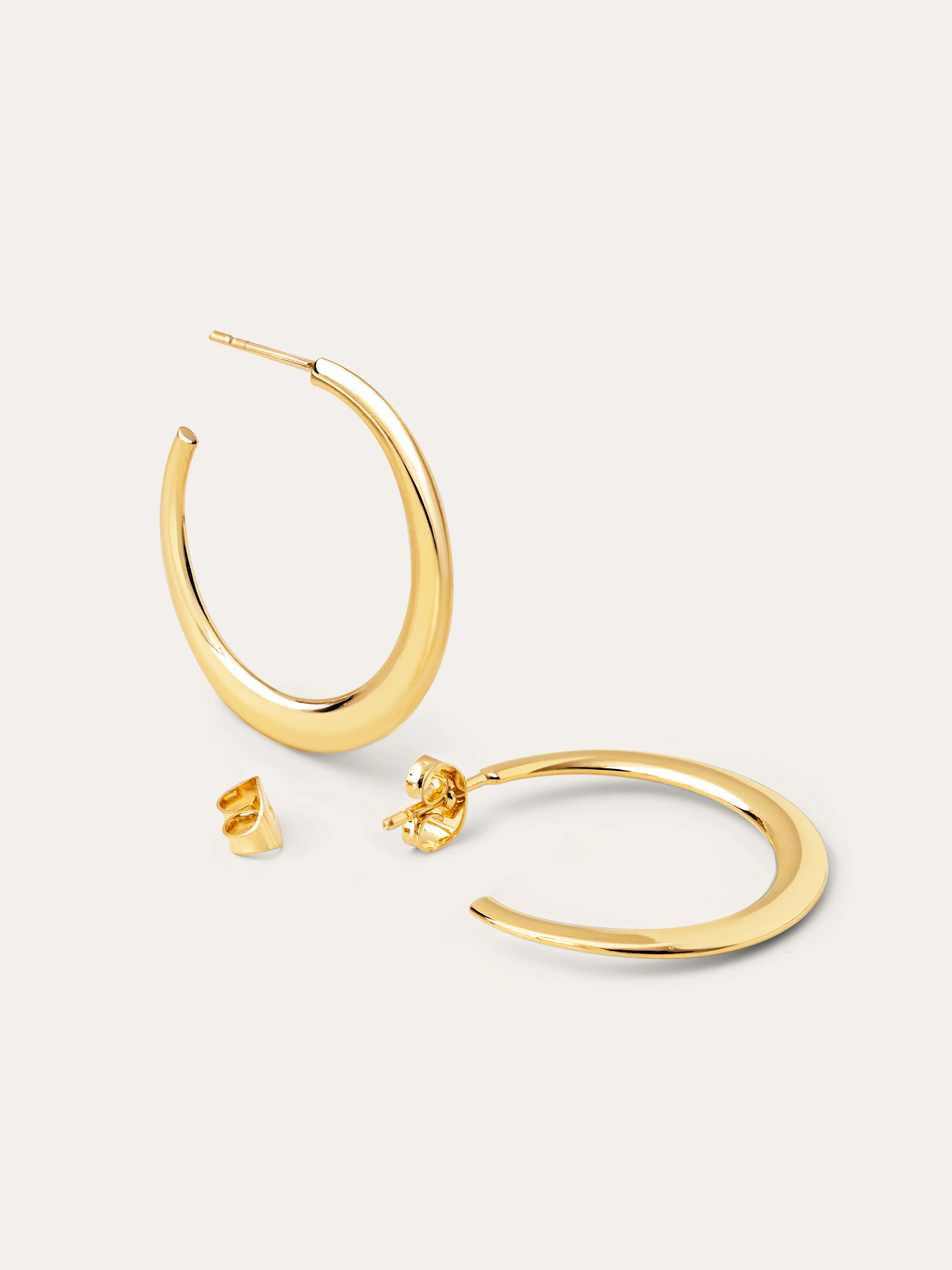 Pendientes Aro Cenit Baño Oro - Image 3