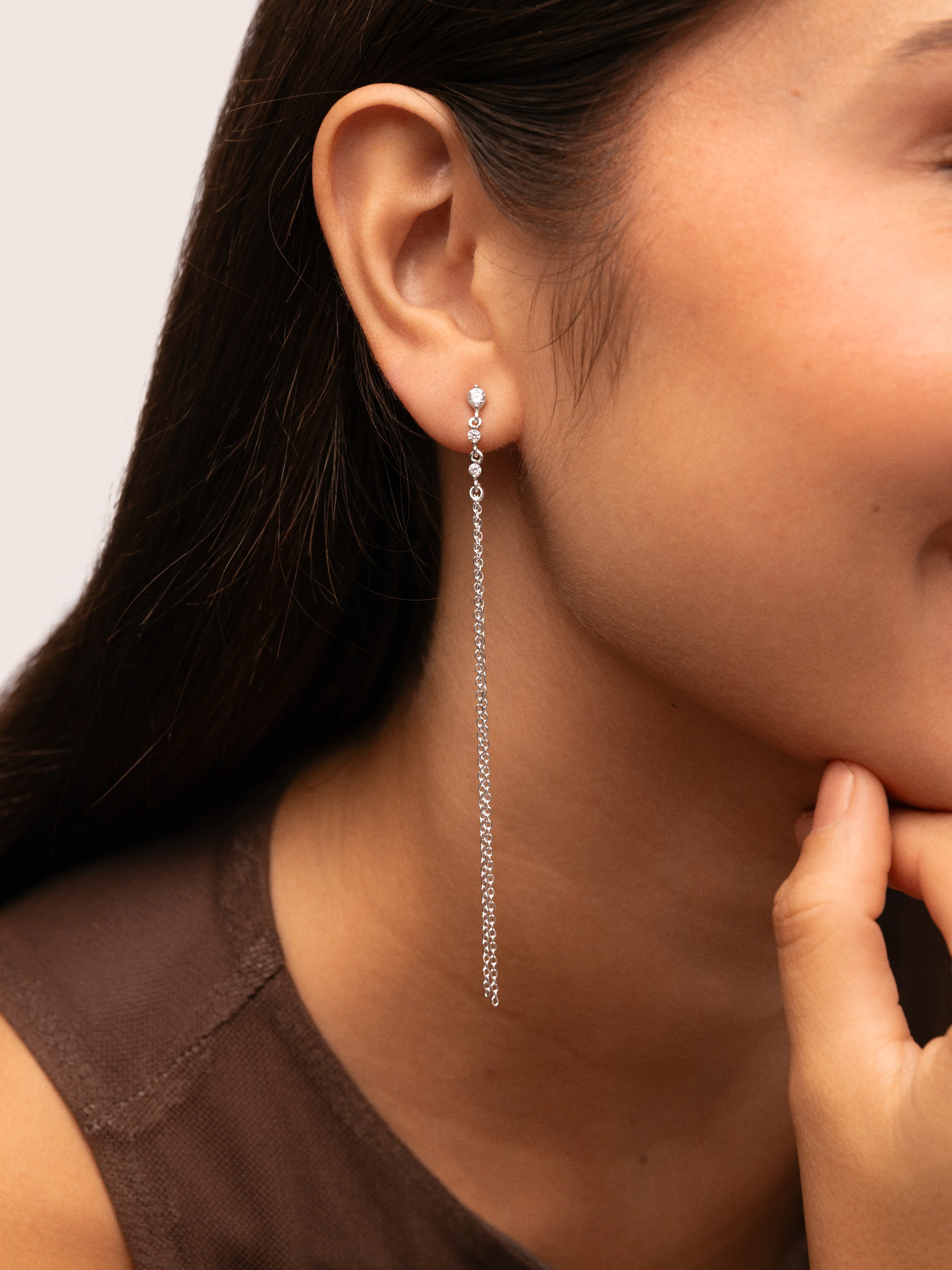Pendientes Estrella Fugaz Plata - Image 2