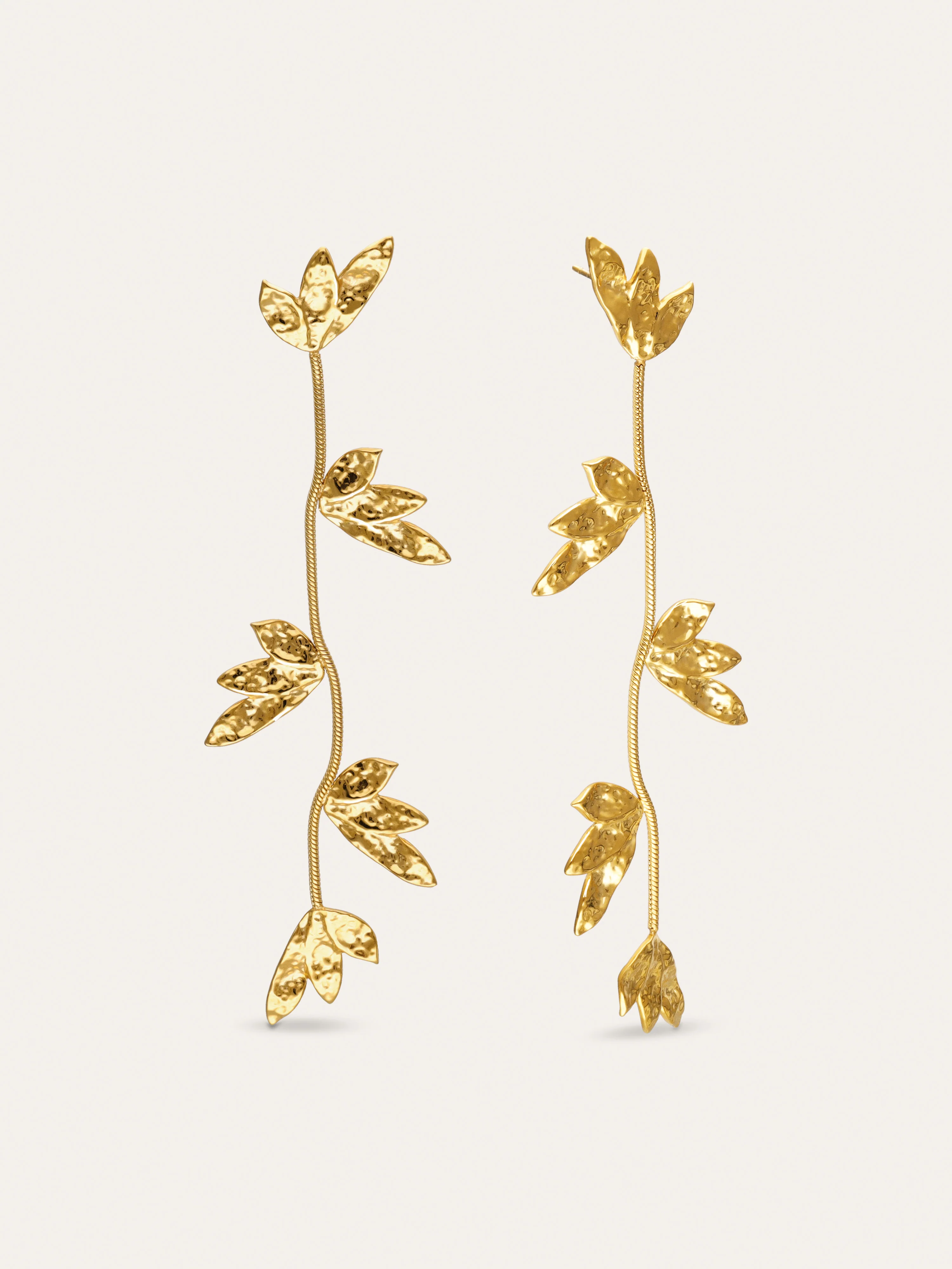 Pendientes Florenda Acero Baño Oro
