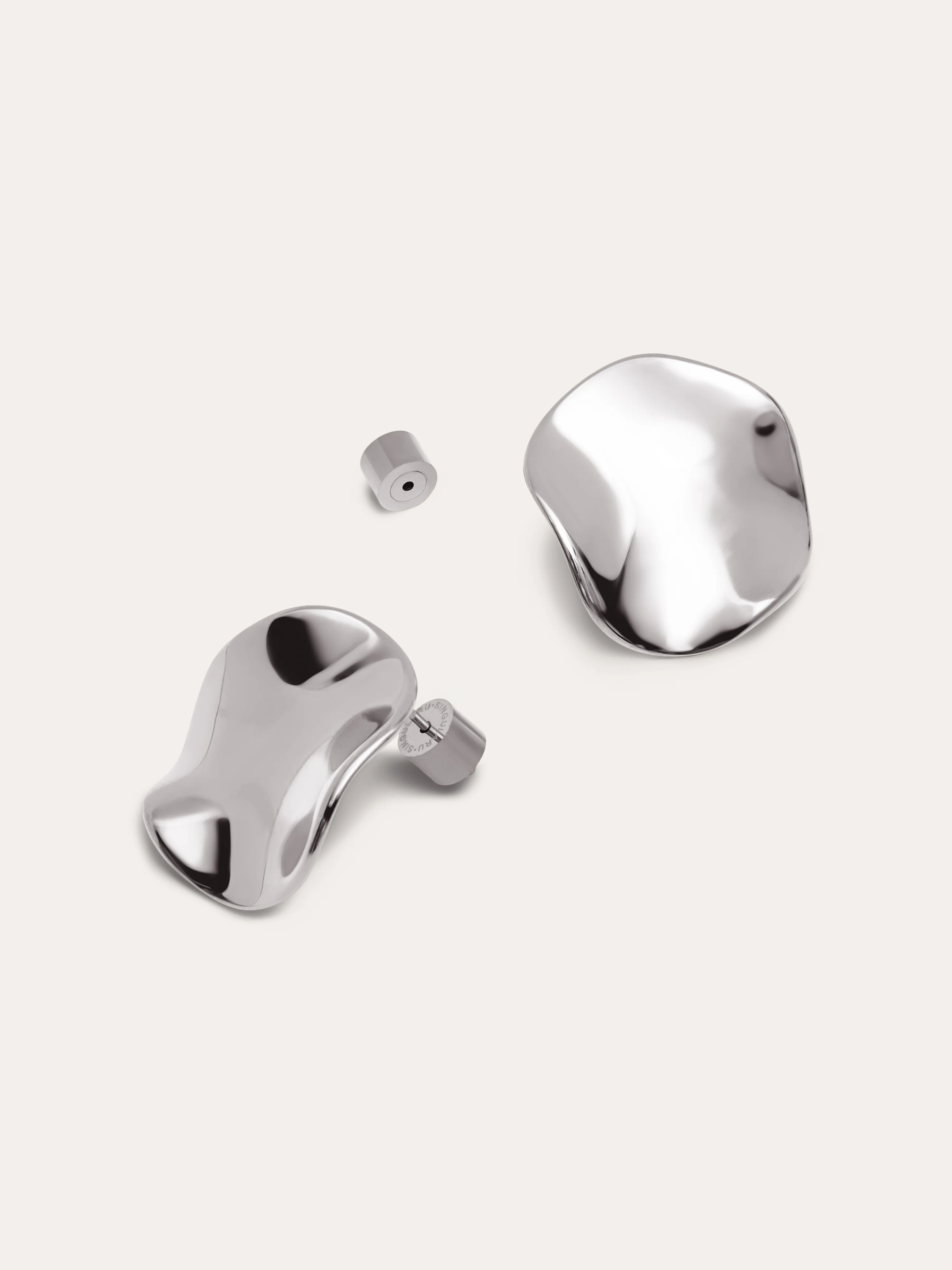 Pendientes Waves Acero - Image 3