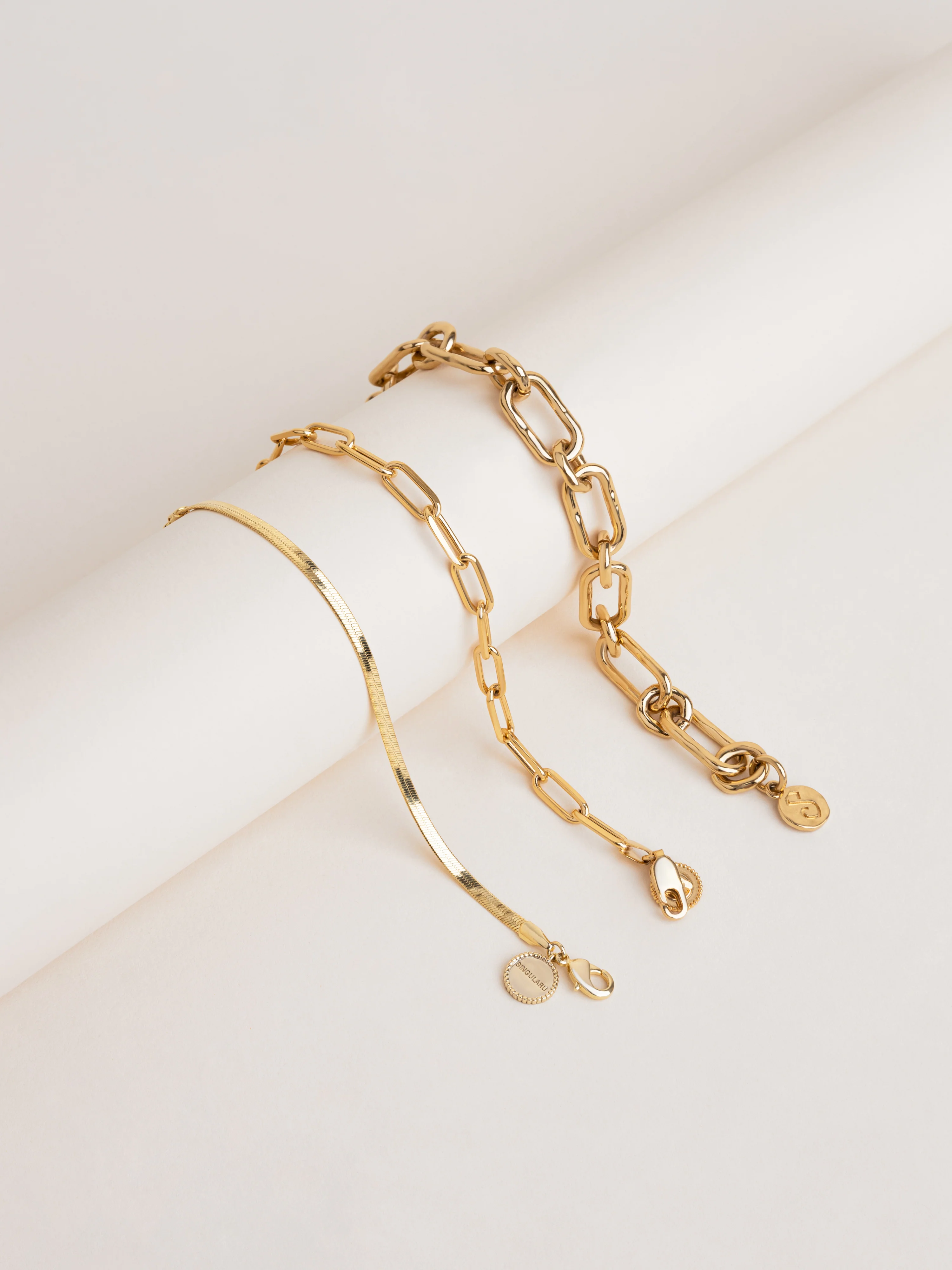 Pulsera Lisse S Acero Baño Oro - Image 6