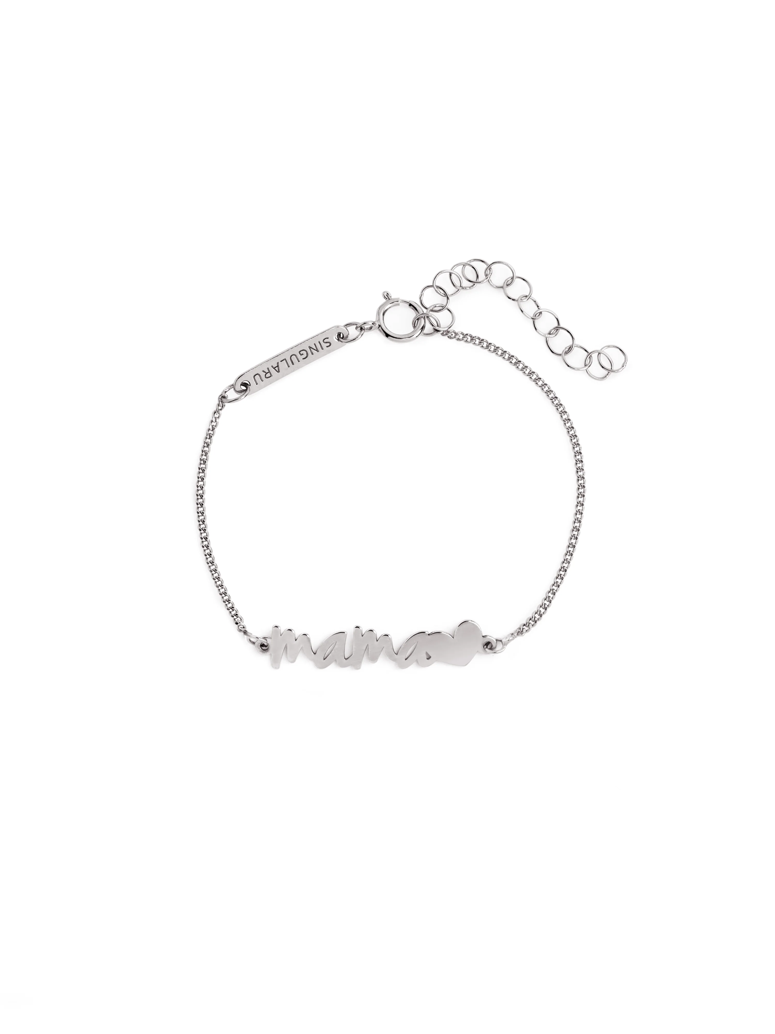 Pulsera Mamá Heart Plata - Image 6