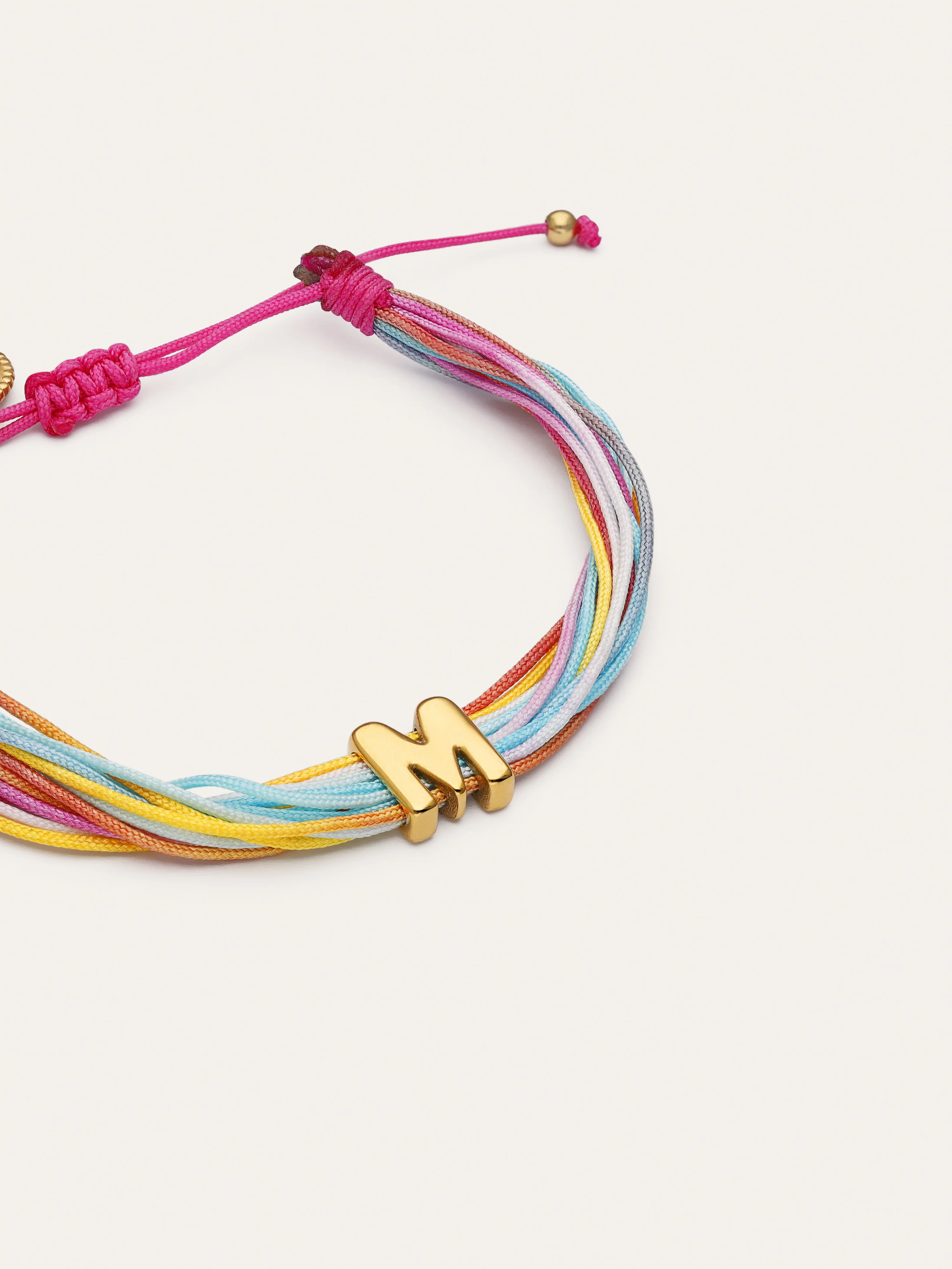 Pulsera Personalizada Color Rainbow Acero Baño Oro - Image 3