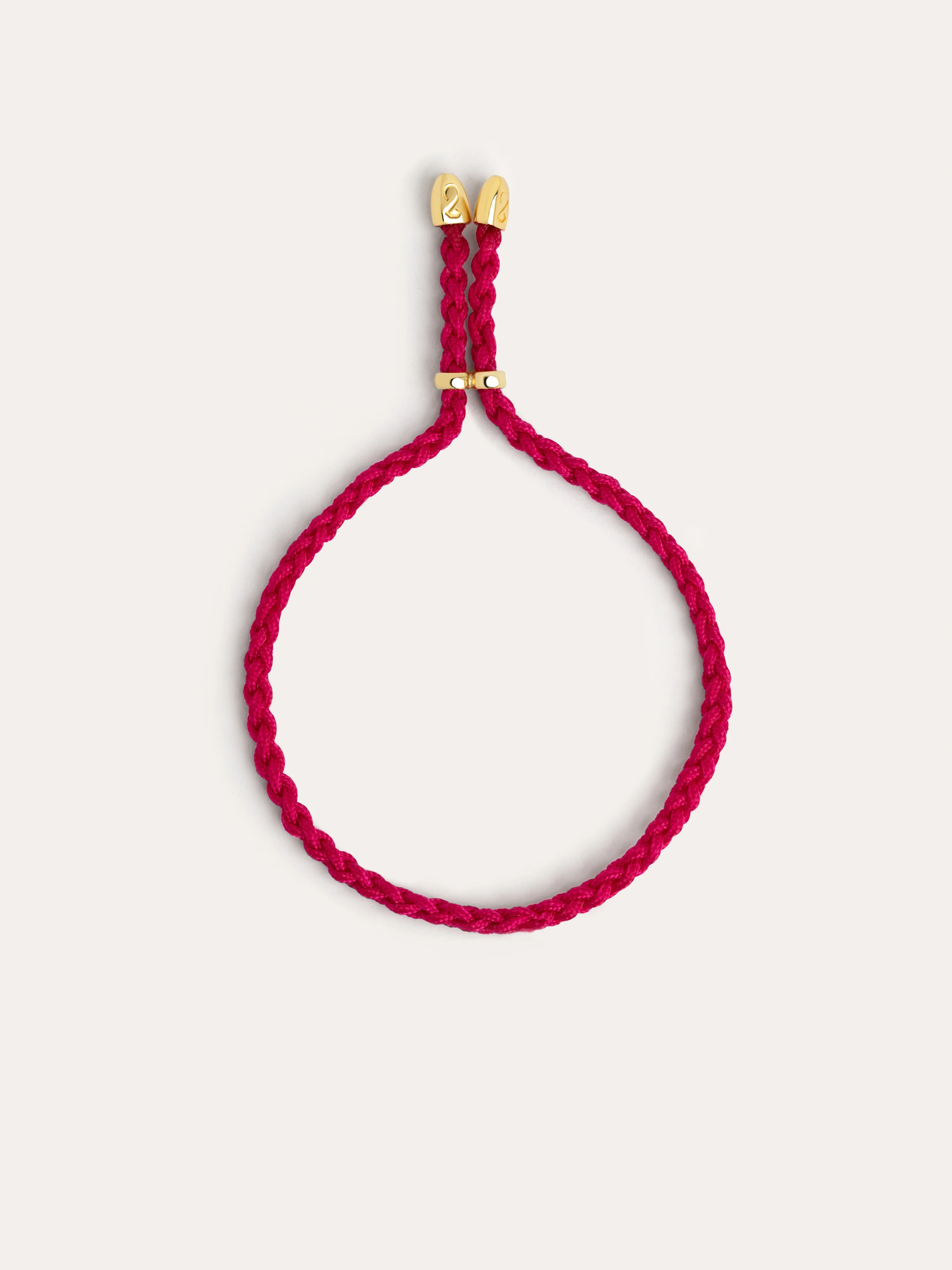 Pulsera Personalizada Fucsia Letters Plata Baño Oro - Image 4